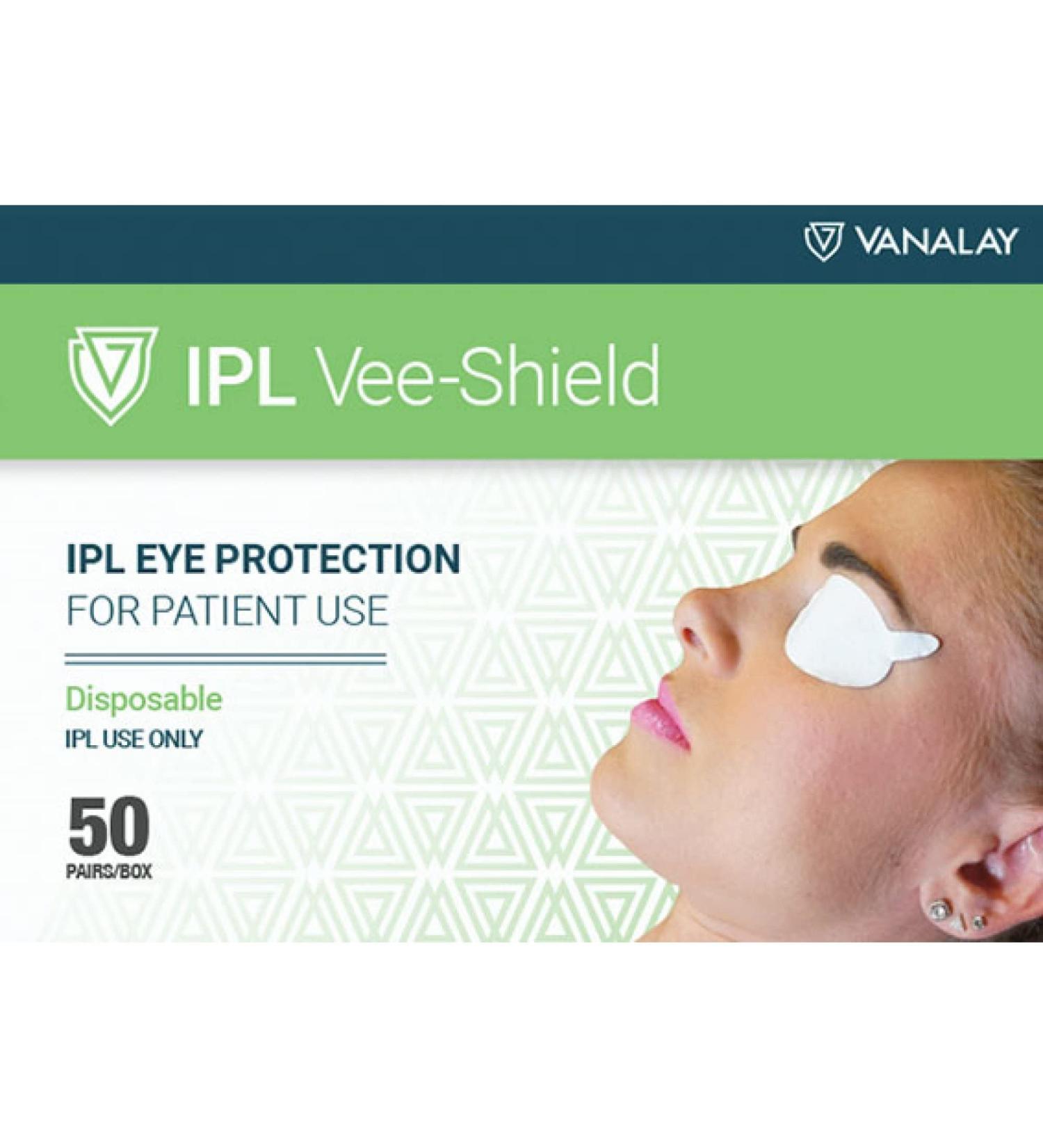 IPL Vee Shields Disposable Eye Protection 50 Pairs per Box