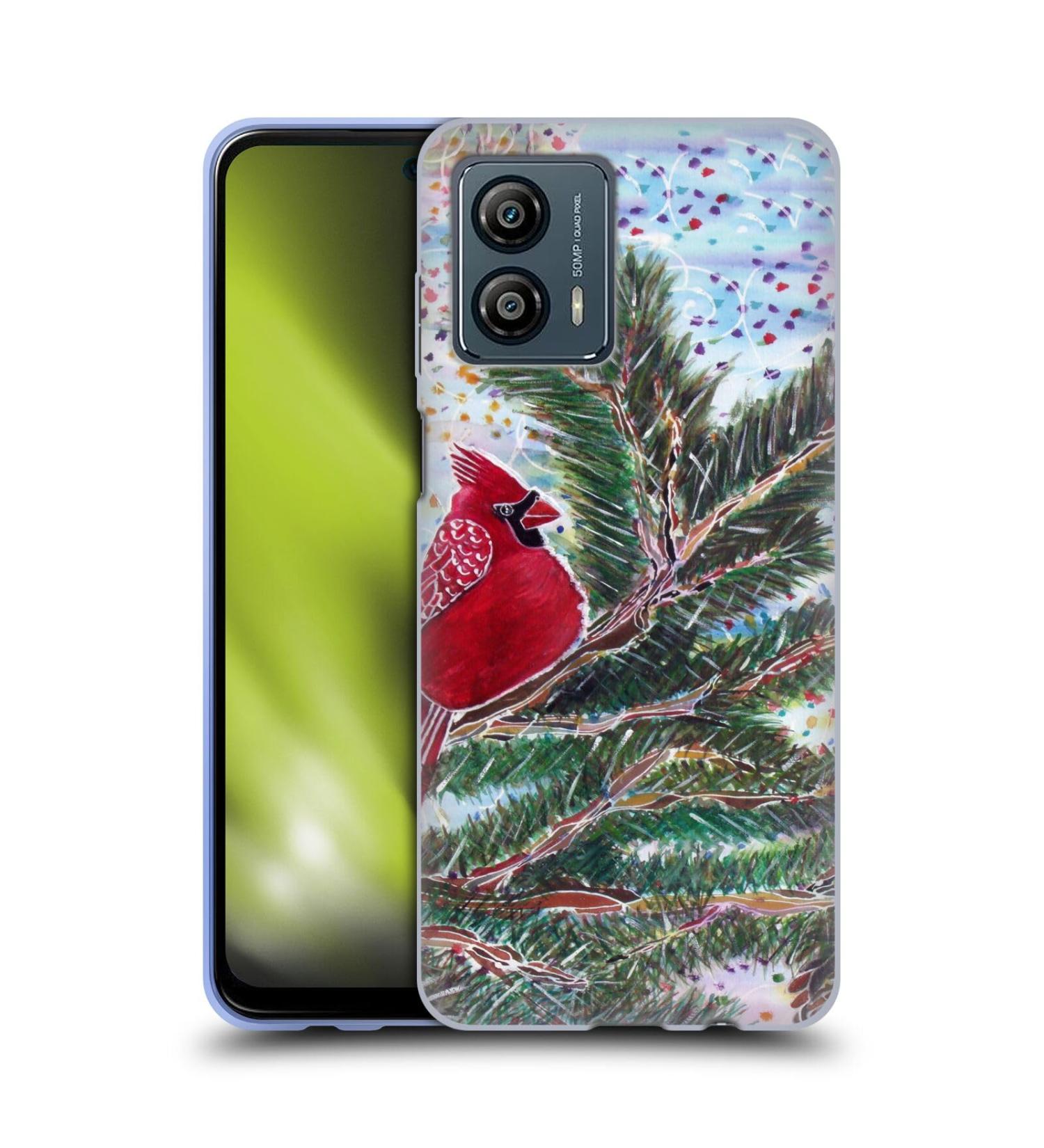 Lauren Moss Cardinal Rule Birds Soft Gel Case for Motorola Moto G53 5G - Head Case Designs - Buy Online on GoSupps.com