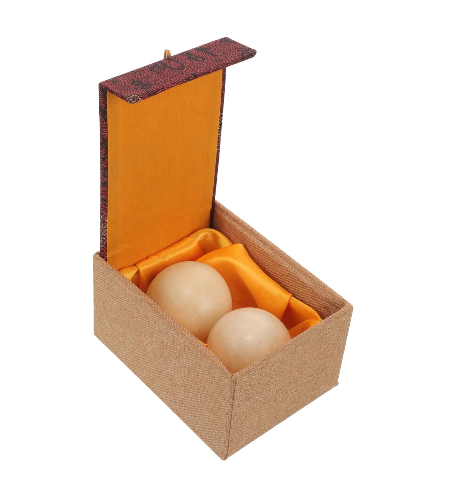 Buy Fomiyes Jade Fitness Handballs - Handmade Massage Balls for Stress Relief & Relaxation - Buy Online on GoSupps.com