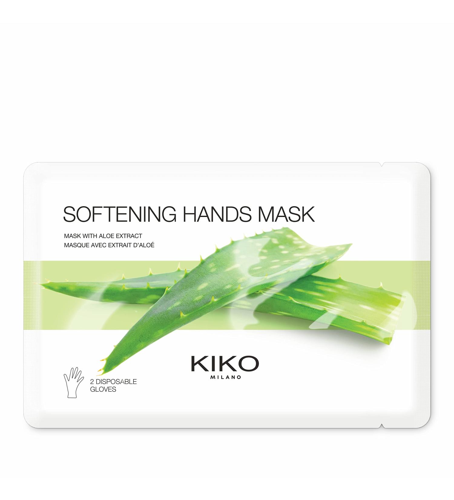 KIKO Milano Softening Hands Mask | Fabric Hand And Nail Masks With Aloe Extract
