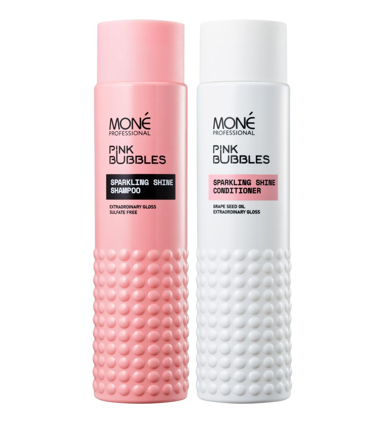MON PROFESSIONAL - Sulfate-Free Shampoo and Conditioner Set - Color and Shine - Professional Daily Routine Against Dull Hair (2x300 ml) - Buy Online on GoSupps.com