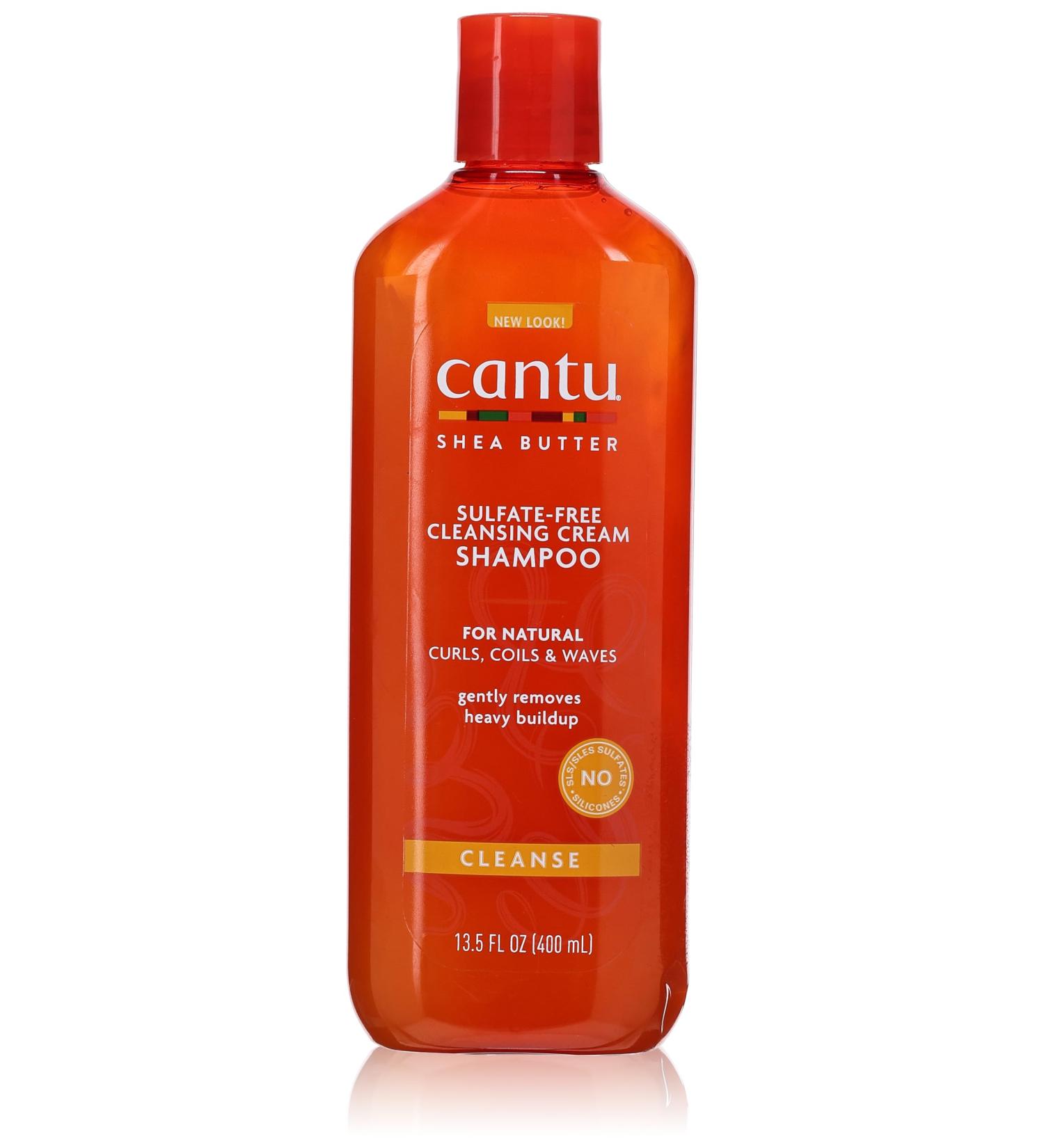 Cantu Natural Hair Shampoo 13.5 oz - Sulfate-Free Cleansing for Healthy Hair | International Shipping Available - Buy Online on GoSupps.com