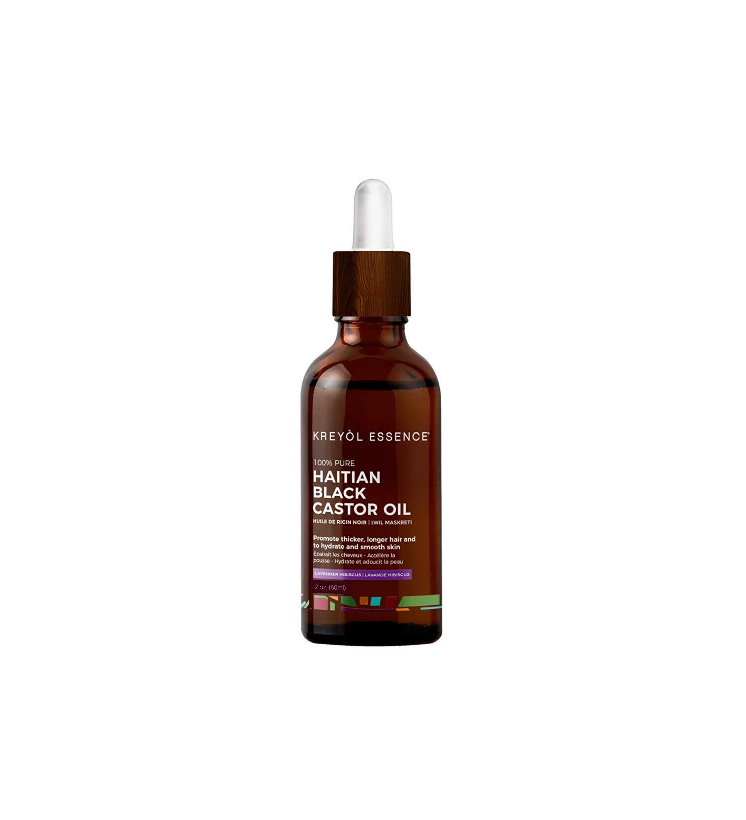 Haitian Black Castor Oil Lavender Hibiscus by Kreyol Essence - 2 oz | Skin & Hair Care - Buy Online on GoSupps.com