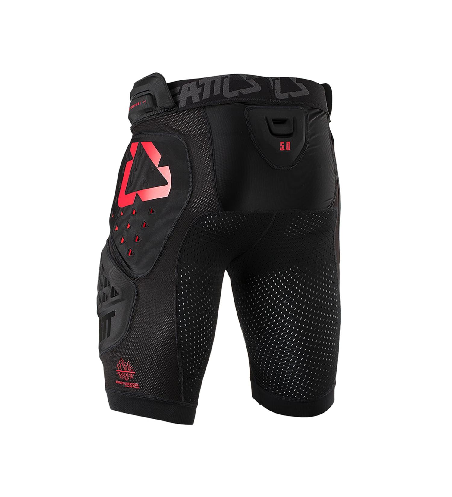 Leatt Unisex Motocross Protective Shorts XL - Black | International Shipping Available - Buy Online on GoSupps.com