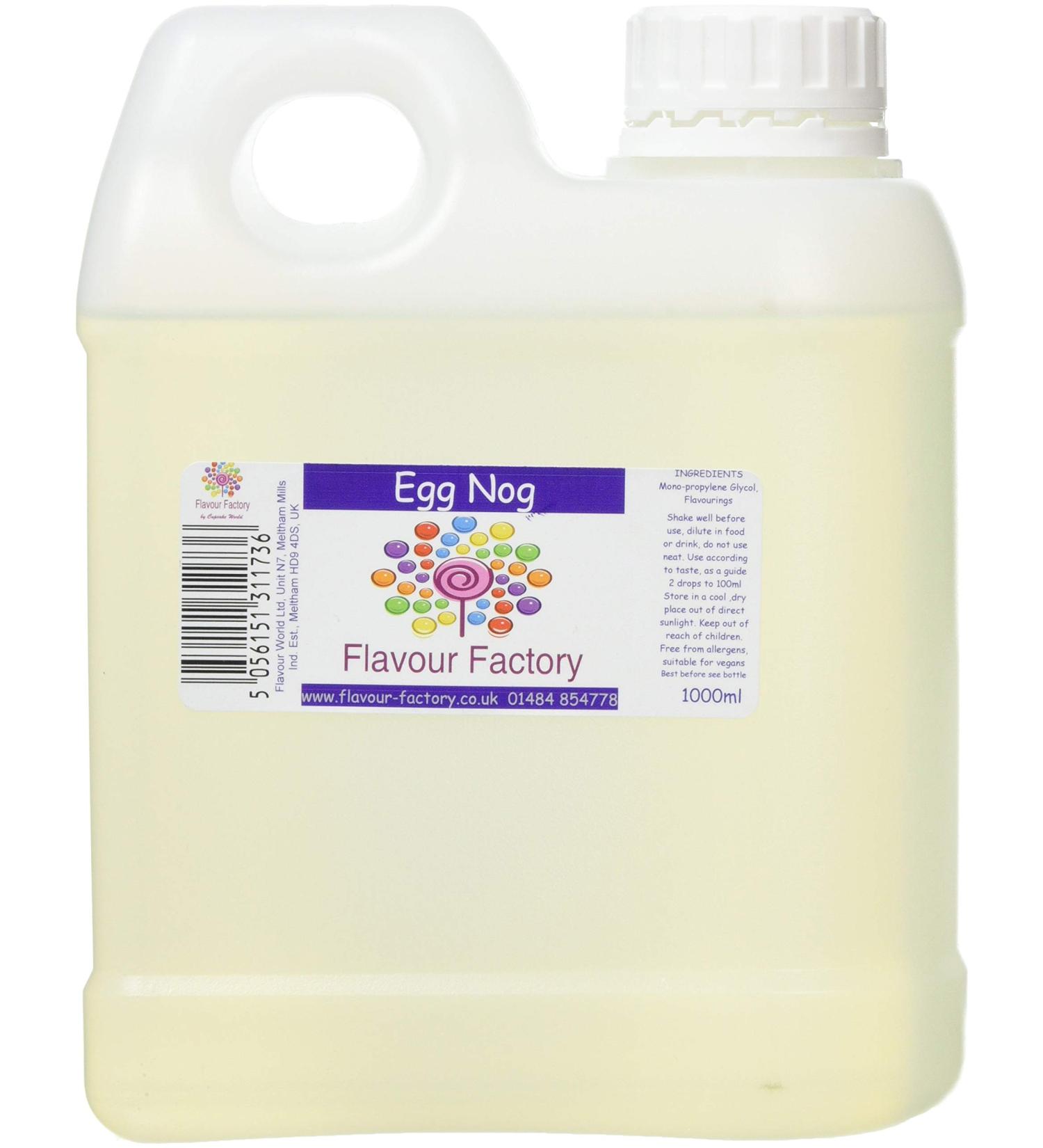 Flavour Factory Intense Food Flavouring Egg Nog 1000 ml - Buy Online on GoSupps.com