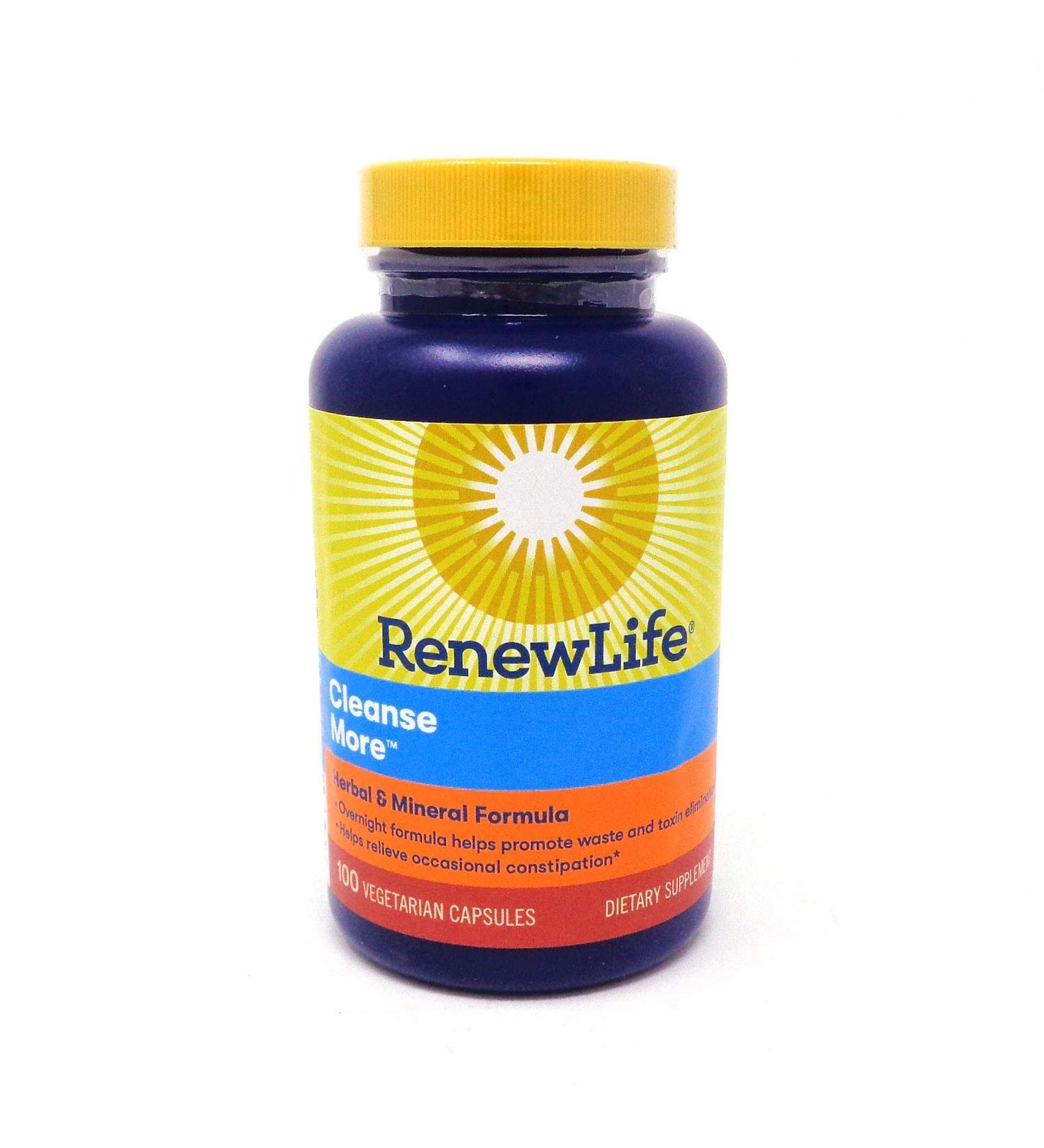 Renew Life Cleansemore Capsules, 100 -Count Bottle
