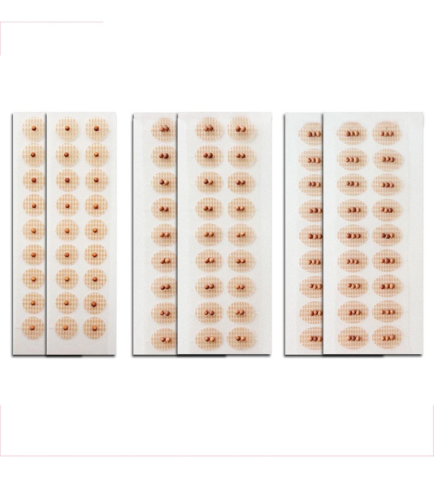 Buy Ear-Seed Acupuncture Stickers | Multi-State Acupressure Set for Facial Reflex Zone Massage | International Shipping - Buy Online on GoSupps.com