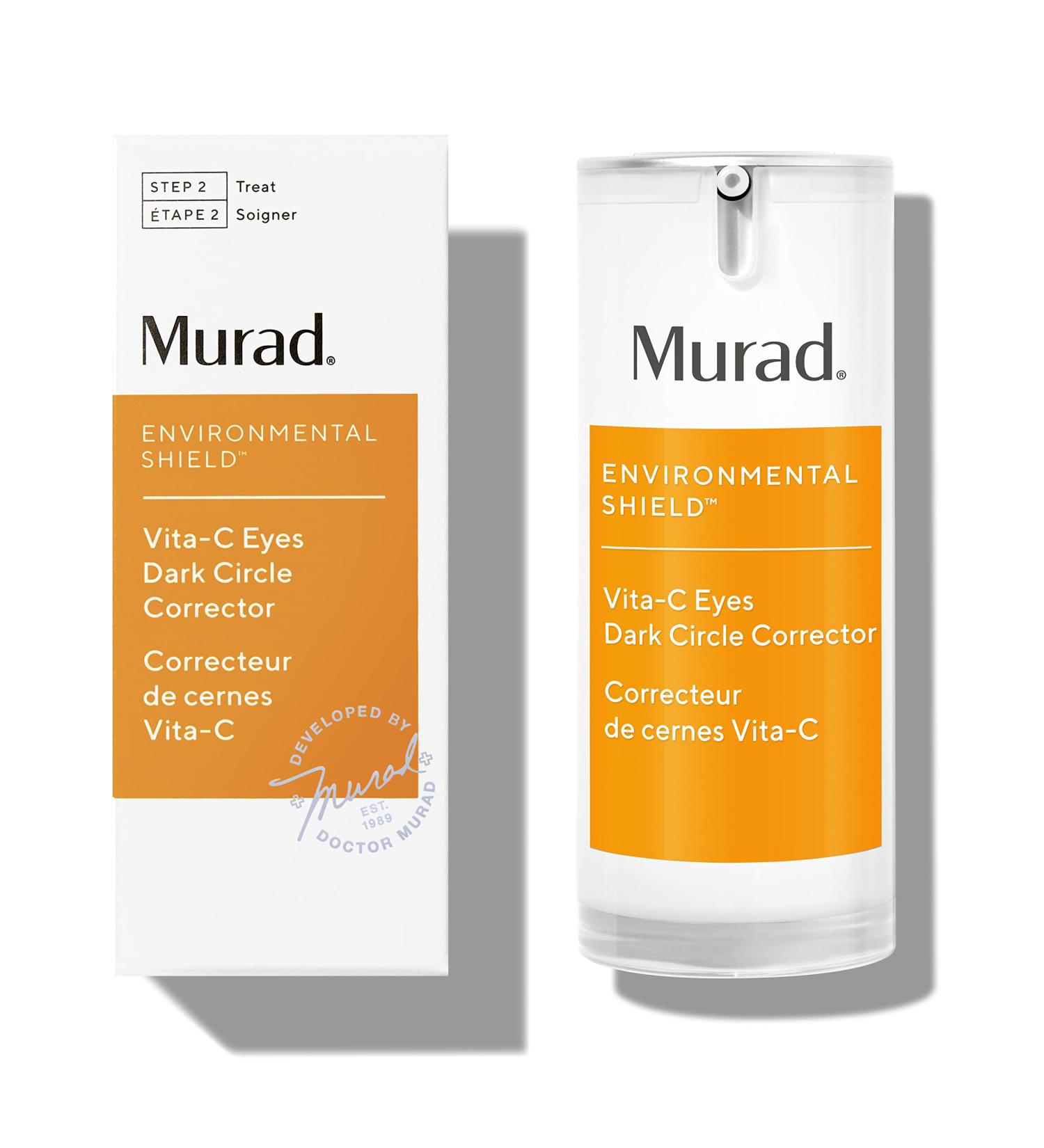Murad Vita-C Eyes Dark Circle Corrector 0.5 Fl Oz - Vitamin C Brightening Serum for Puffiness & Wrinkles - Buy Online on GoSupps.com