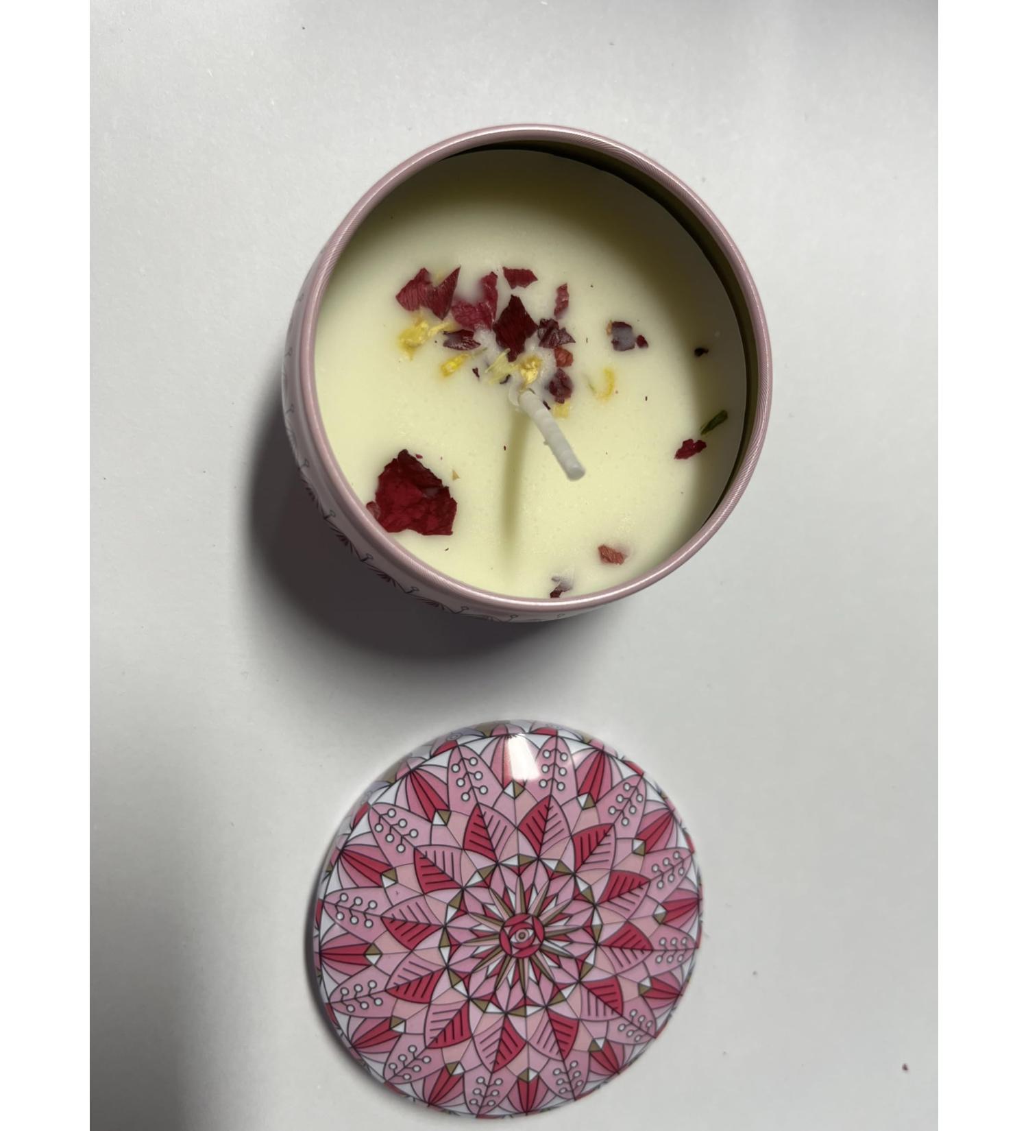 Scented Candles Gifts for Women 2.5 oz Aromatherapy Candles for Home Scented Natural Soy Candles with Floral Scents