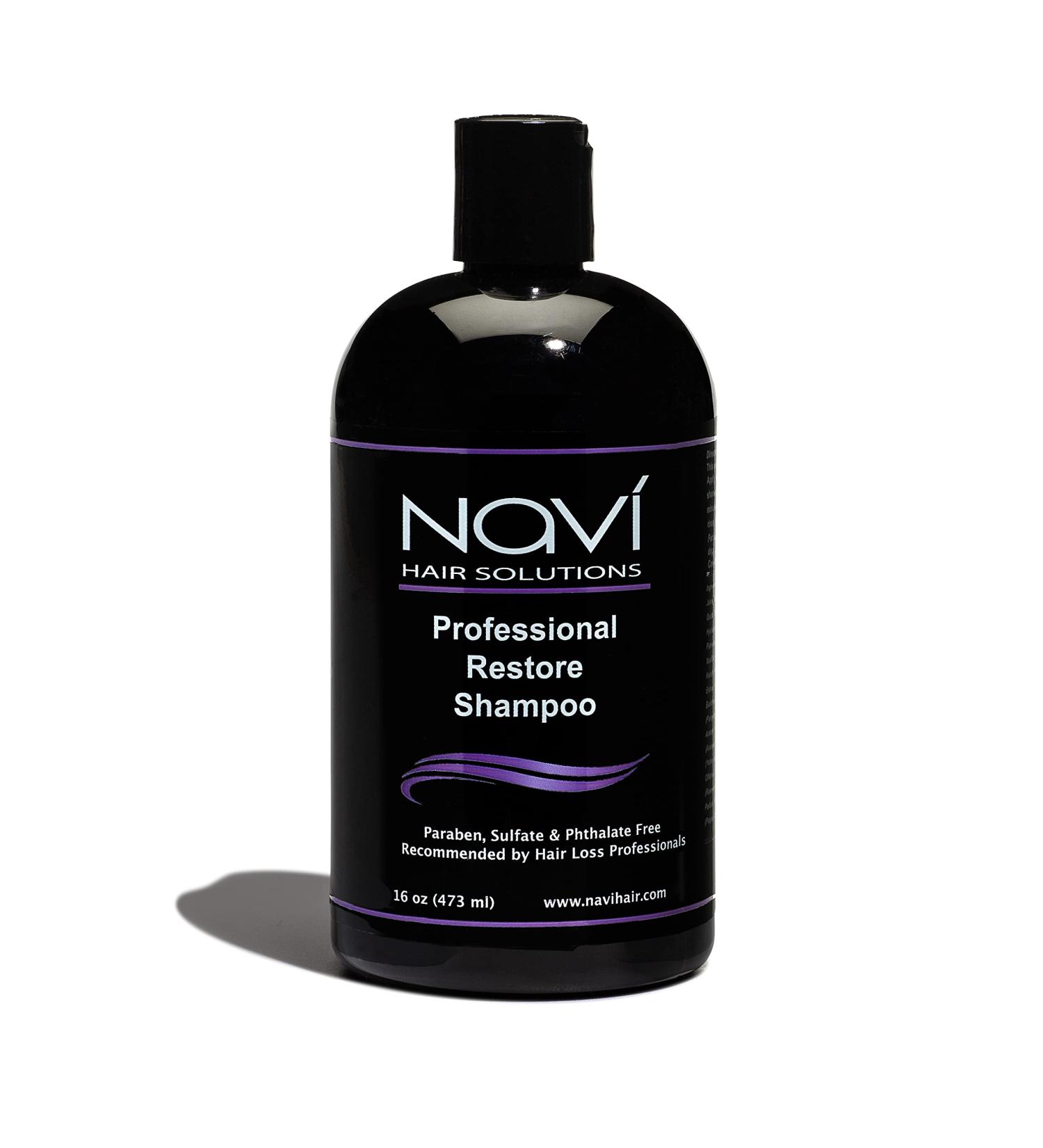Navi Professional Strength Hair Loss Shampoo - DHT Blocker with Biotin, Keratin, Vitamin E - Paraben & Sulfate Free - Hair Regrowth for Men & Women - 16 oz - Buy Online on GoSupps.com
