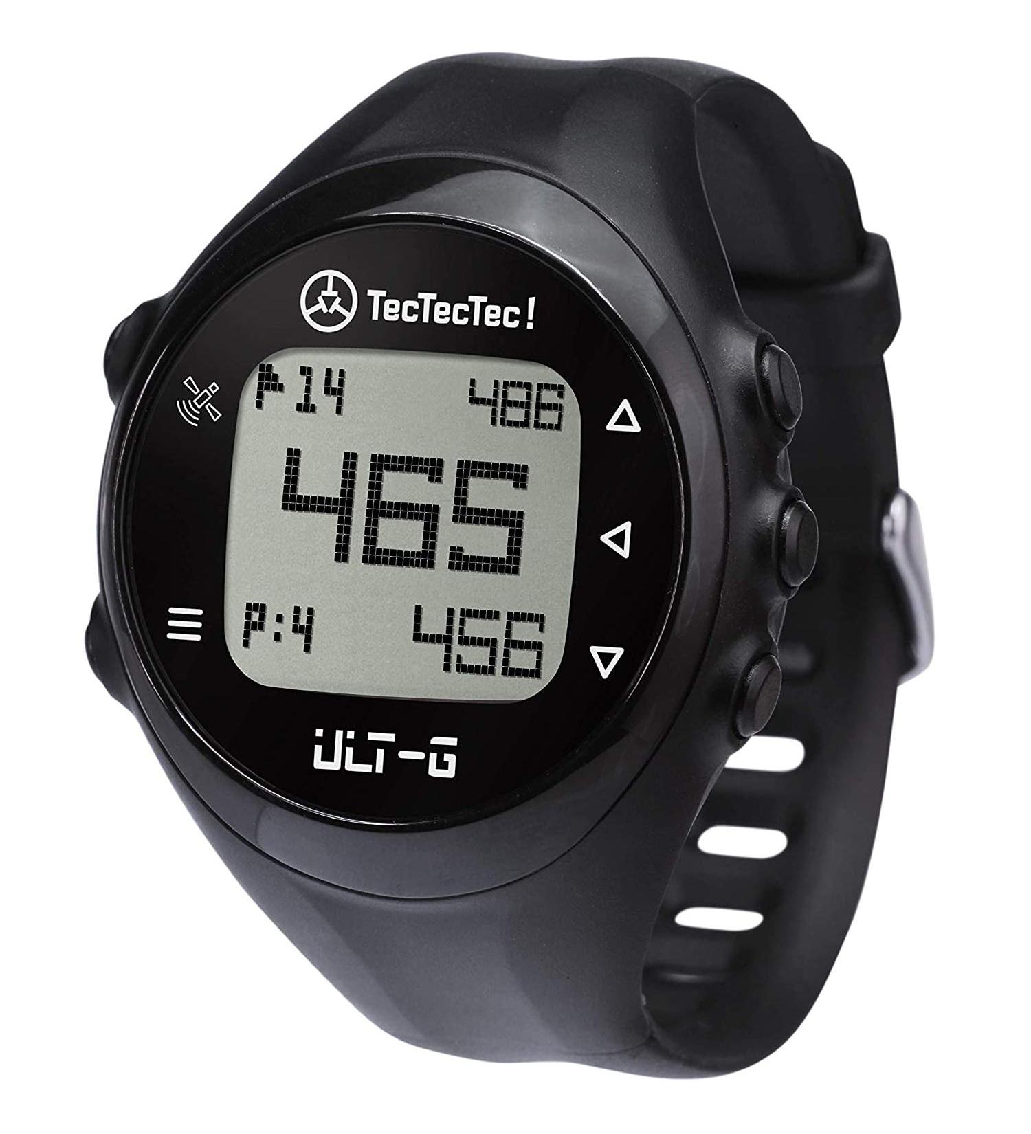 TecTecTec ULT-G Stylish Lightweight Golf GPS Watch with LCD Display - Black - Buy Online on GoSupps.com
