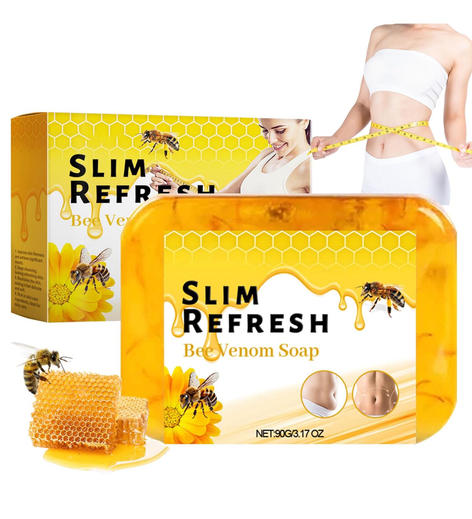 Bee Venom Firming Soap - Natural Handmade Soap Bar - Body Tightening Soap - Face Soap Bar for Deep Cleasing - Hydrating Soap for All Skin Types - Skin Lightening Smoothing Moisturizing Oil Control - Buy Online on GoSupps.com