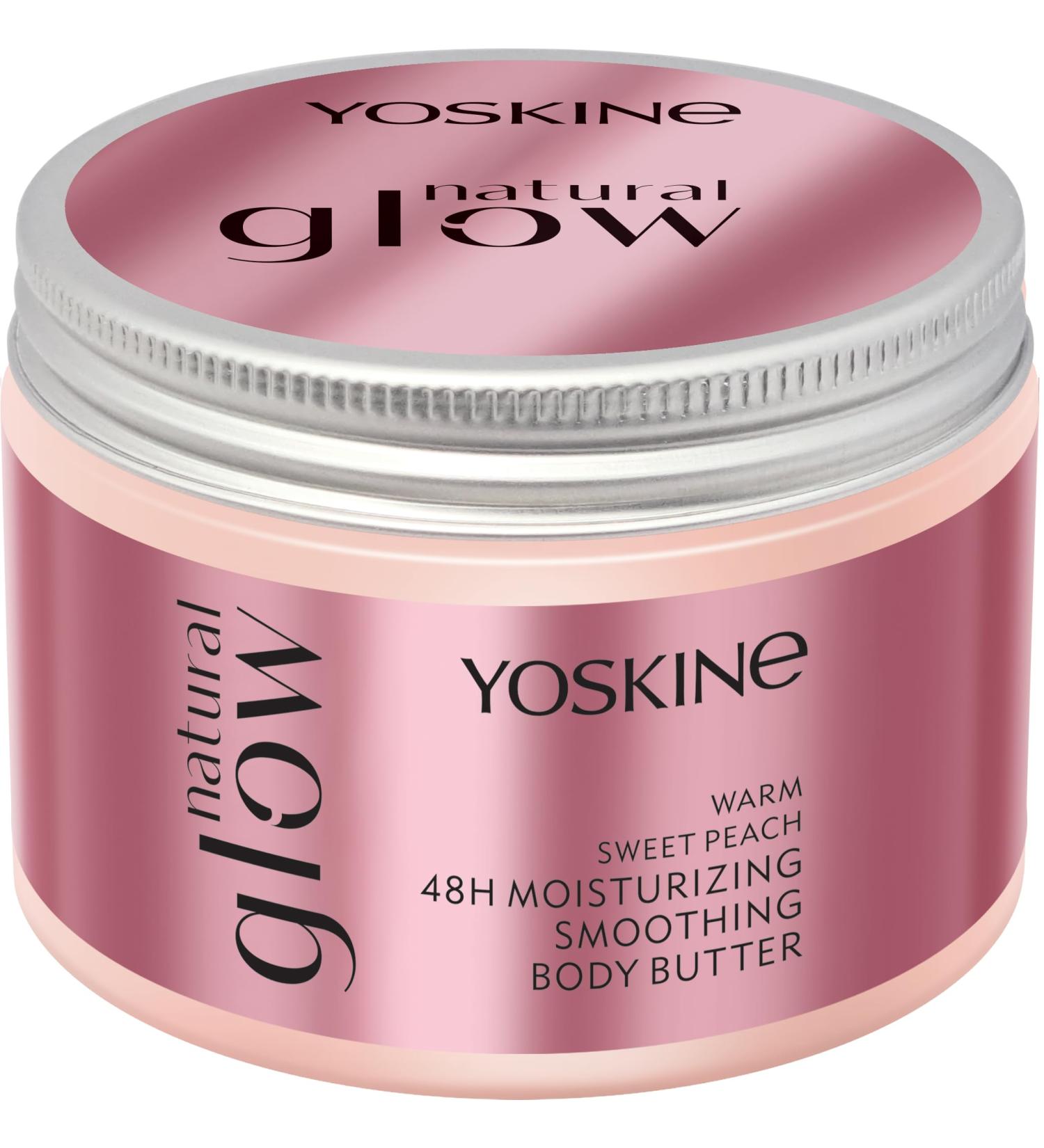Yoskine Beurre corporel lissant Natural Glow avec effet hydratant intense pour une peau souple et soign e. - Buy Online on GoSupps.com