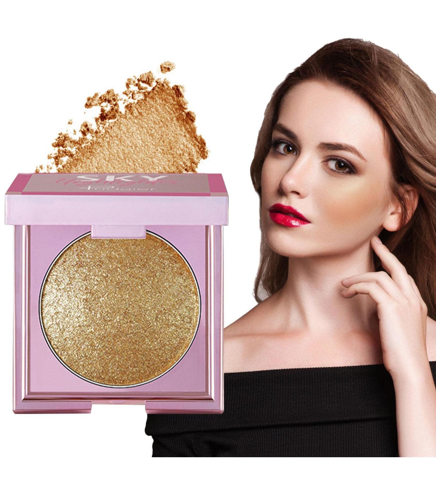 Face Highlighter | 8g Smudge Proof Face Shining Highlighting Powder | Portable Makeup for Cosplay Parties Performances Beginner Friendly Face Body Highlighter - Buy Online on GoSupps.com