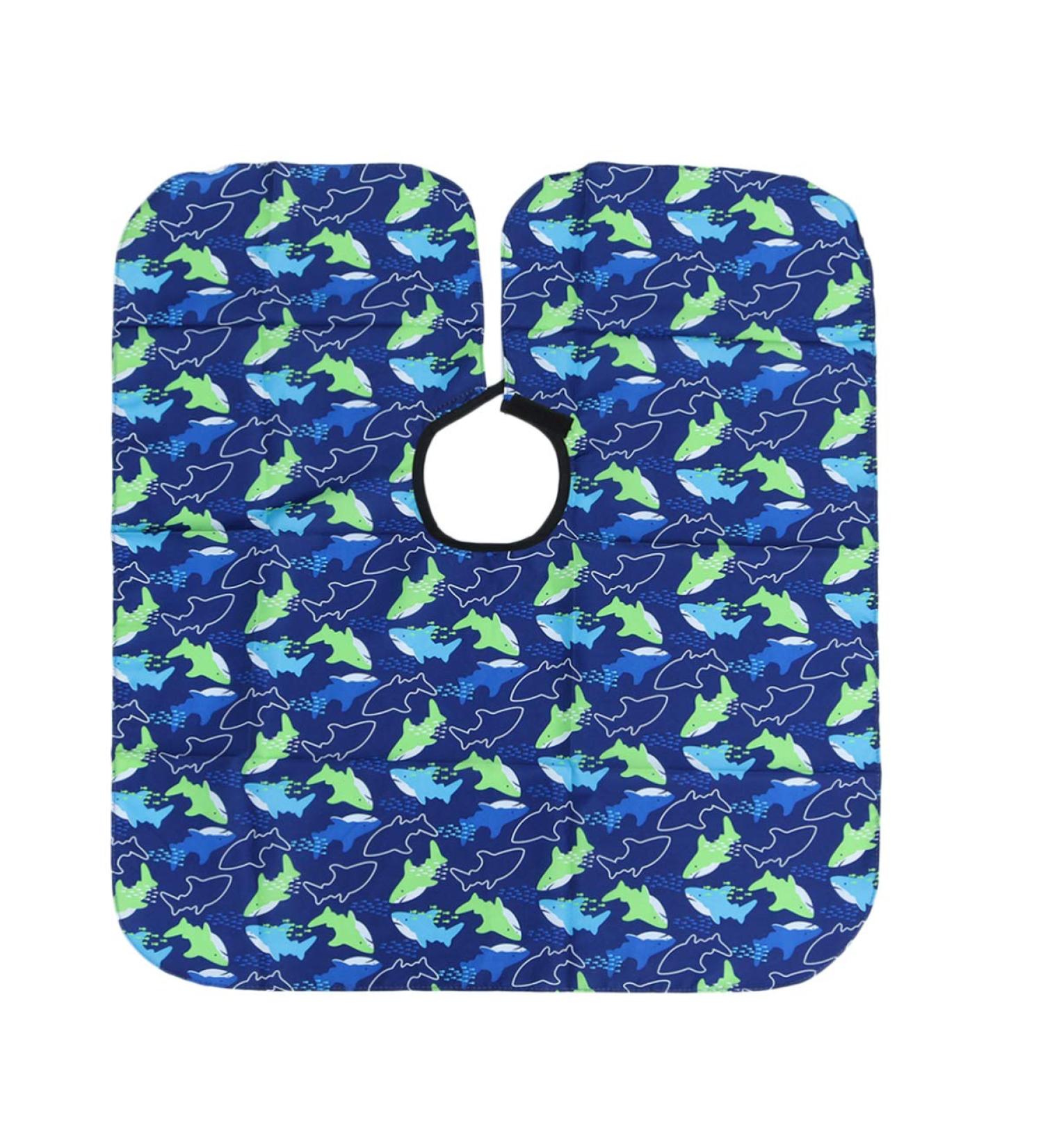 Lurrose Kids Hair Cutting Cape - Cute Fish Design for Home & Salon Use | International Shipping Available - Buy Online on GoSupps.com