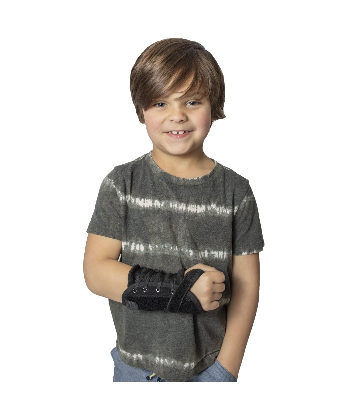 Pediatric Lace-Up Wrist Brace for Kids - Left Wrist, PDAC L3908, Ideal for Sprains, Strains, Carpal Tunnel & De Quervain's Syndrome - Buy Online on GoSupps.com
