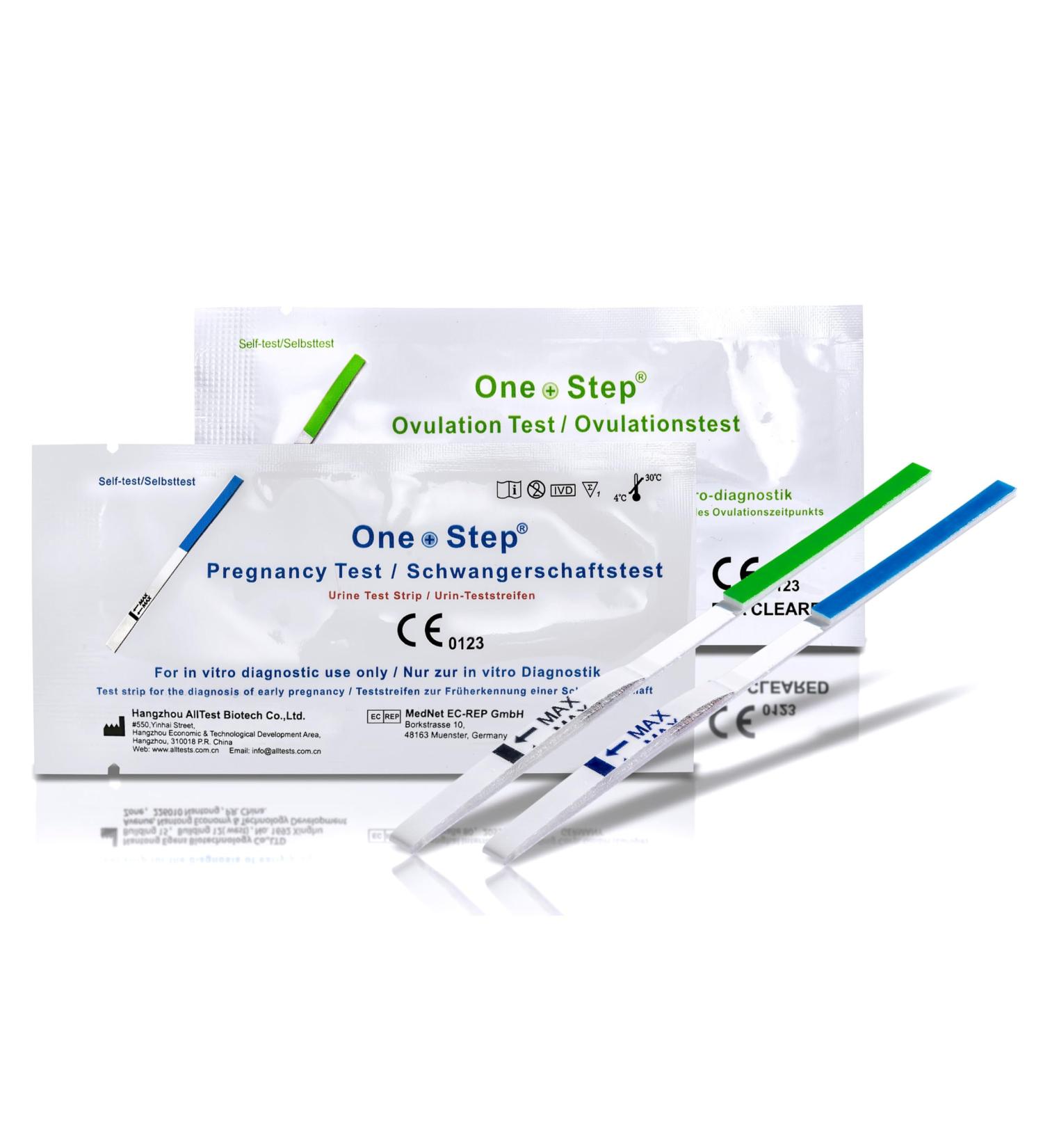 One+Step 30 Ovulation Tests & 5 Pregnancy Tests - Fertility Test Kit for Women | 35-Piece Combo Pack - Fast International Shipping - Buy Online on GoSupps.com