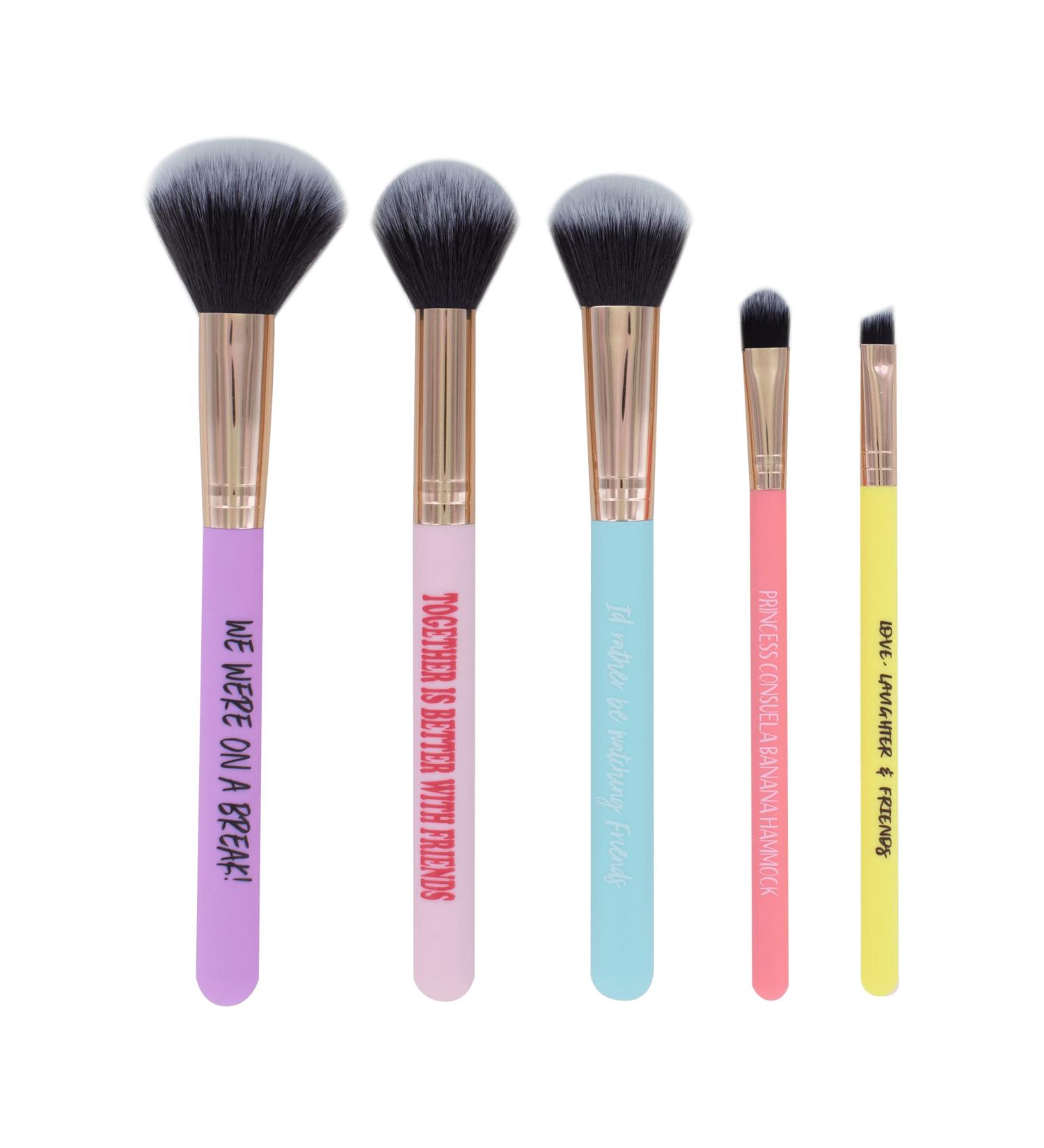 Friends TV Show Makeup Brush Gift Set | 5 Beauty Brushes | Officially Licensed Merchandise - Buy Online on GoSupps.com