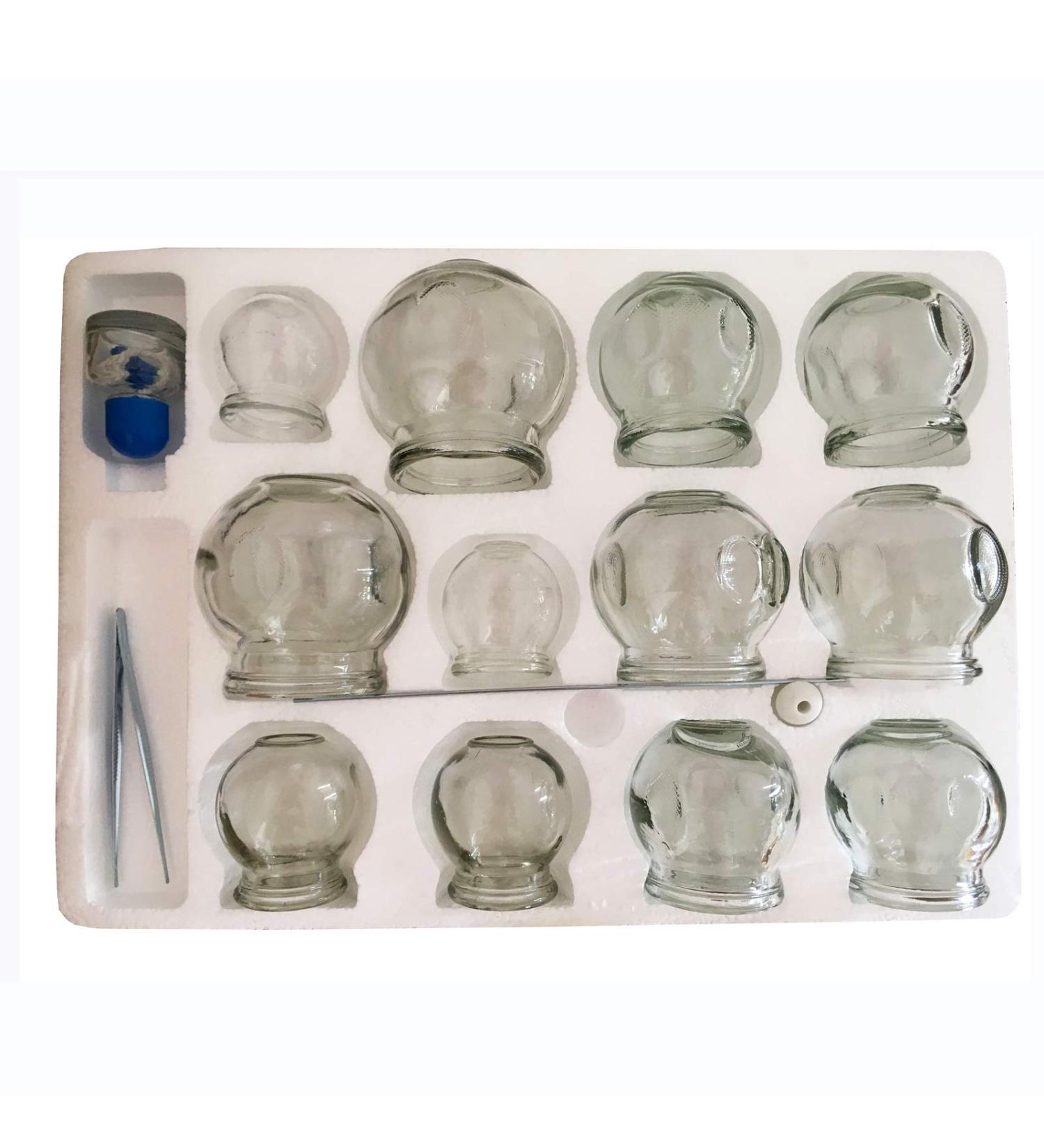 Zcoins 12 Small Cupping Glasses with Suction Cups - Premium Quality for Effective Cupping Therapy | Fast International Shipping - Buy Online on GoSupps.com