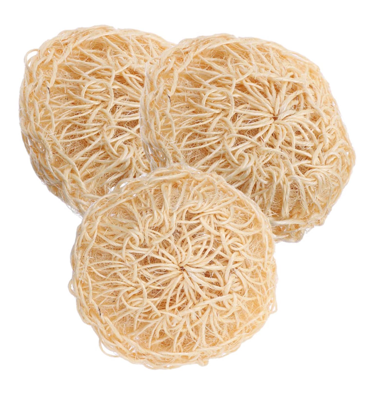 MERRYHAPY 3pcs Bath Ball Cleaning Scrubbers - Loofah Shower Sponges for Body Care & Exfoliation | International Shipping Available - Buy Online on GoSupps.com