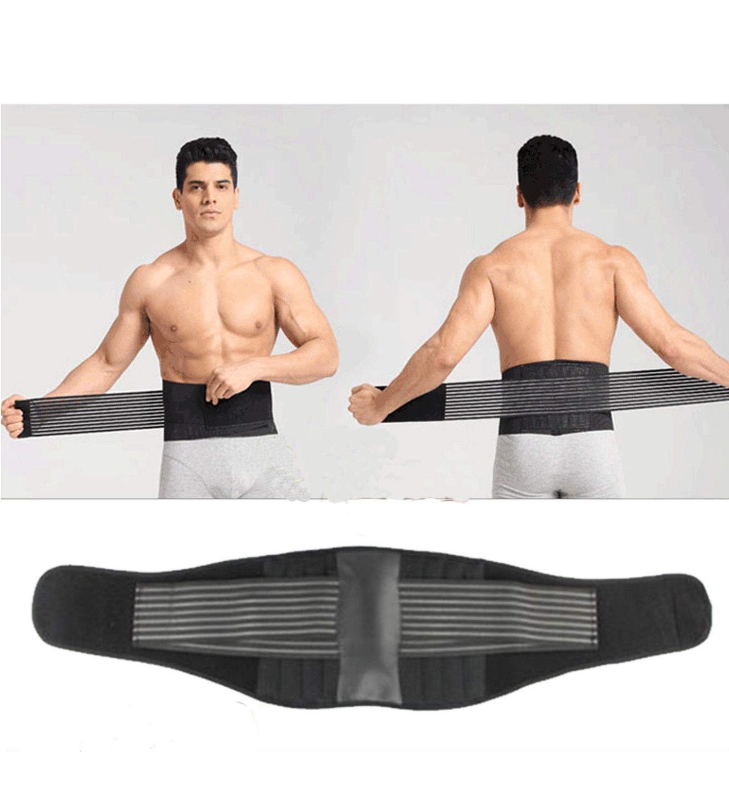 Stabilizing Lumbar Back Brace Support Belt with Adjustable Straps - Breathable Mesh for Sciatica Scoliosis & Herniated Disc (S/L/XL - Buy Online on GoSupps.com