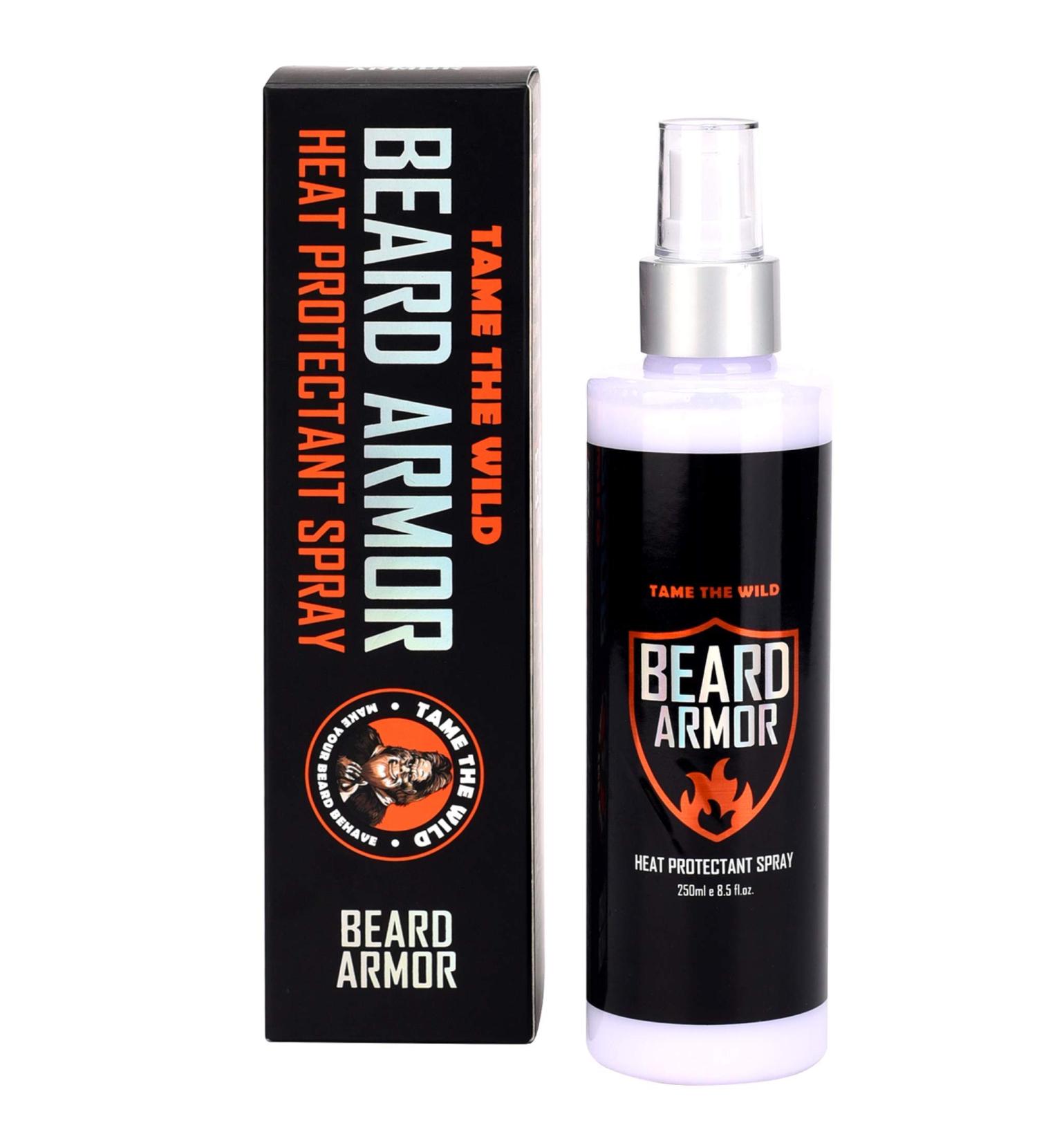 Tame the Wild Heat Protectant Spray - Large 8.5 Fl Oz Bottle - Hair & Beard Thermal Protector with Argan Oil, Keratin & Aloe - Buy Online on GoSupps.com