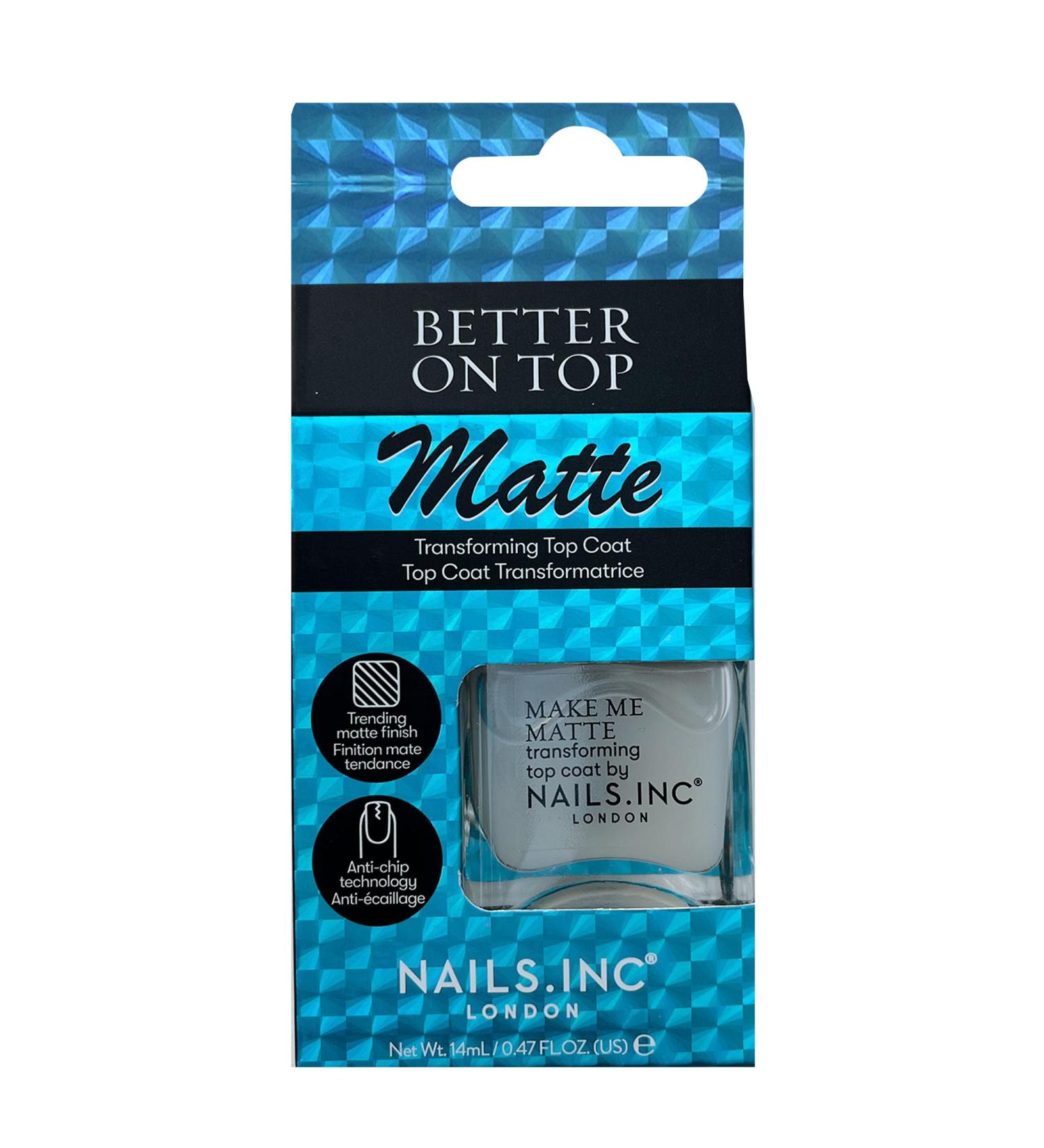 Nails.INC Better On Top Make Me Matte Treatment - Buy Online on GoSupps.com