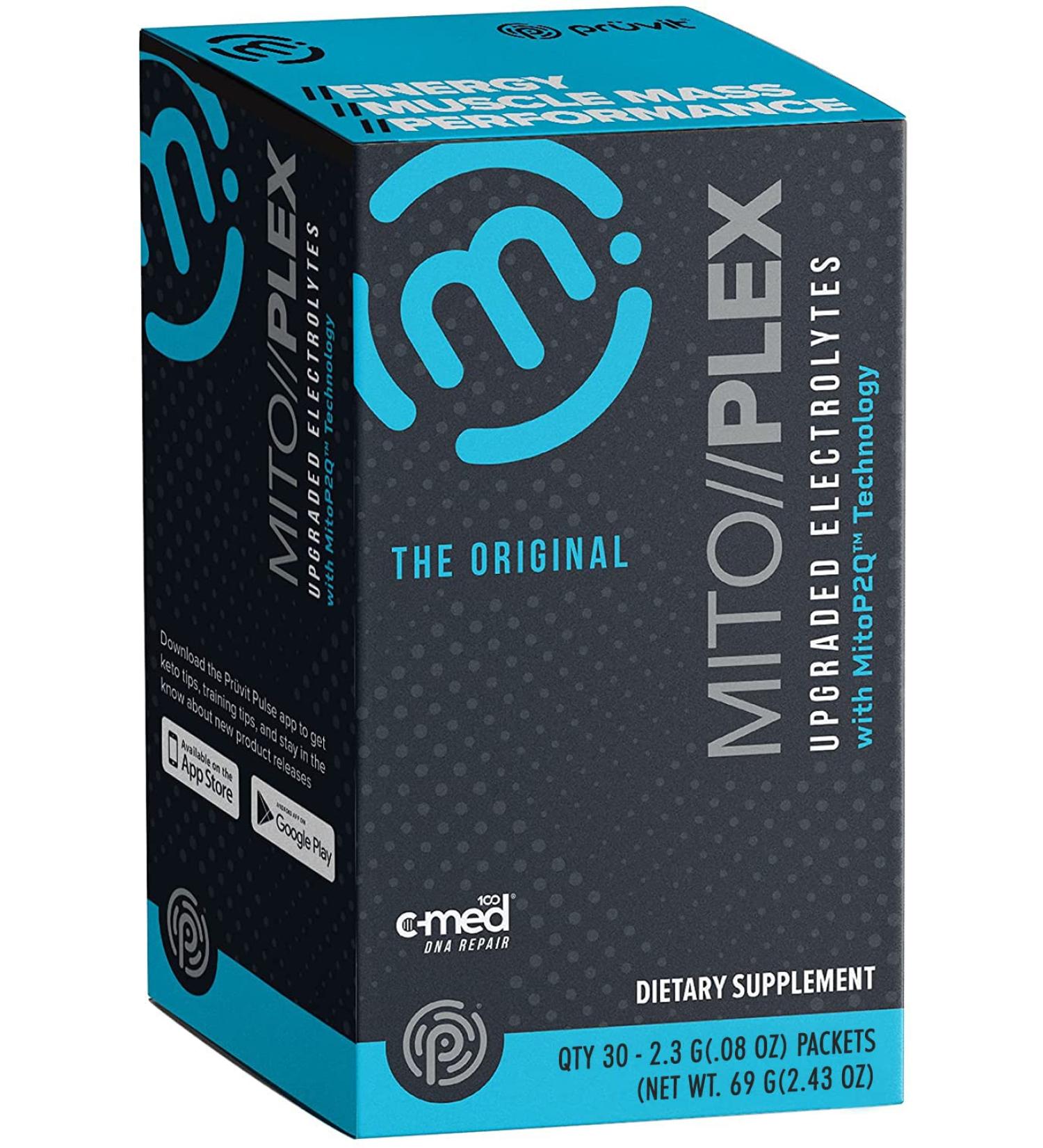 Pruvit MITO//PLEX Upgraded Electrolytes with MitoP2Q Technology - Dietary Supplement for Bone Growth, Energy Boost, and Immune Support - Buy Online on GoSupps.com