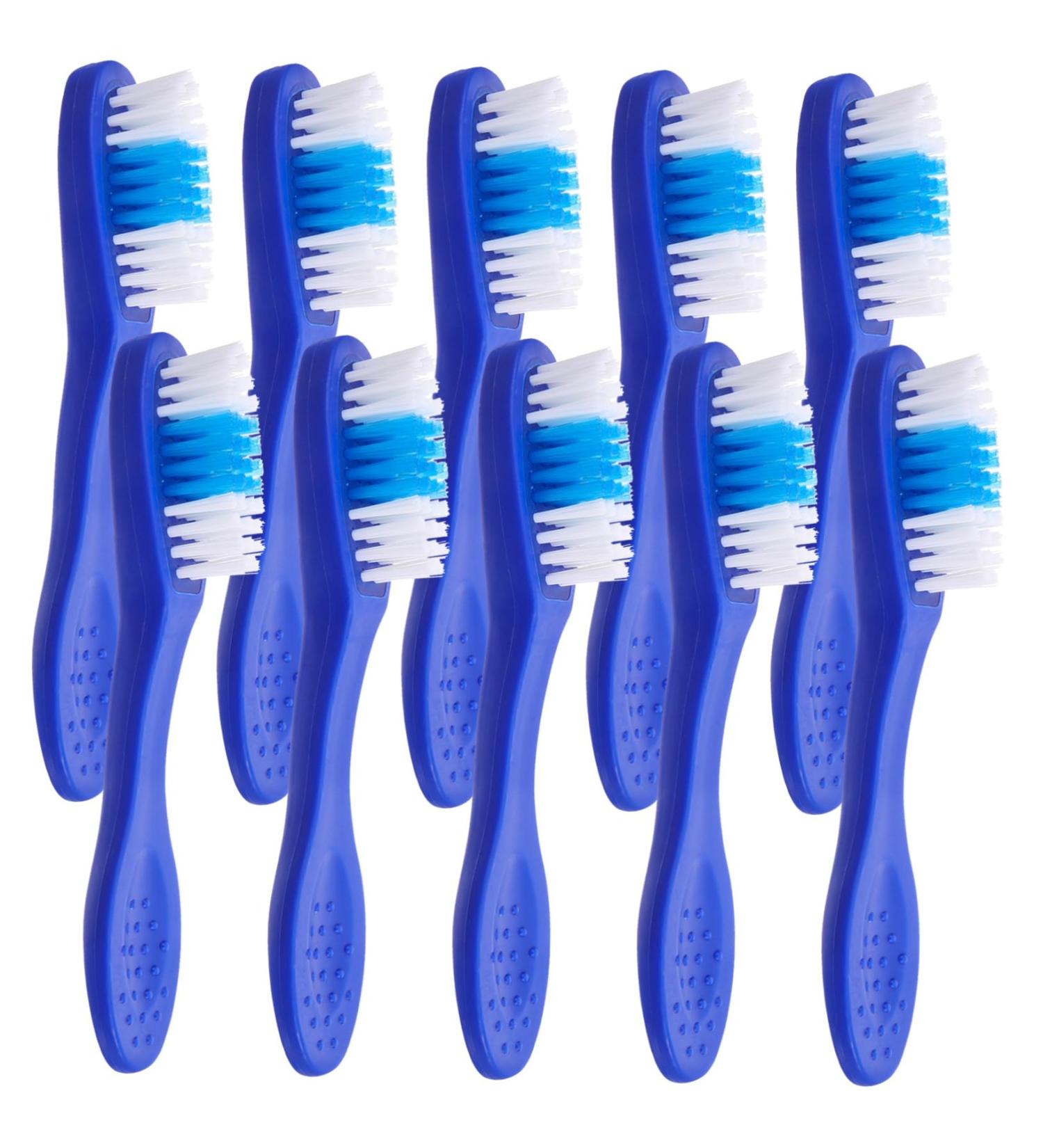 Beavorty 10-Pack Portable Mini Soft Toothbrushes Travel-Friendly Daily Mouth Cleaning Brushes - Buy Online on GoSupps.com