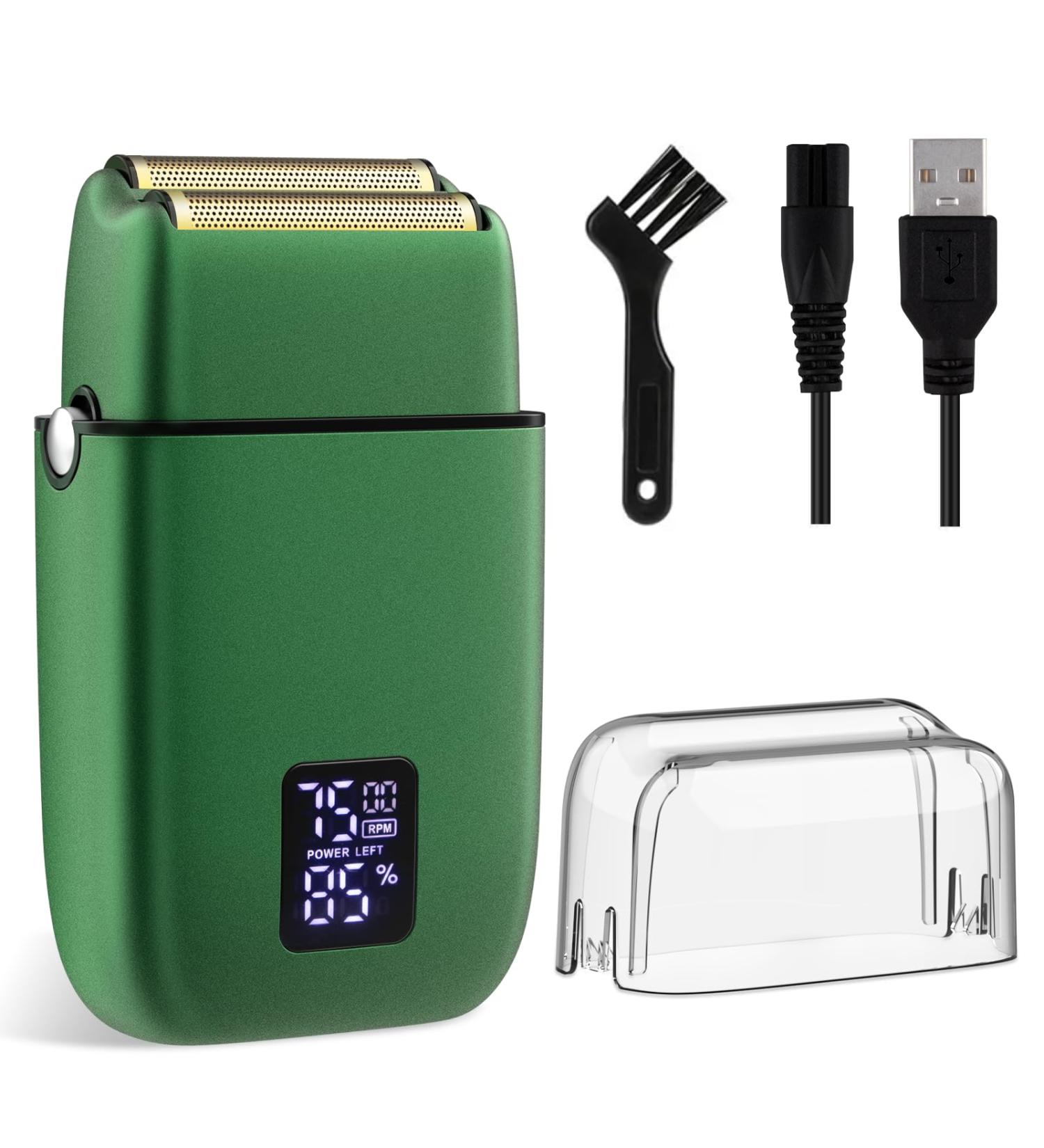 Buy Foil Shaver for Men - Waterproof Electric Razor with Double Foil Mesh 3-Speed Control | Ideal Gift for Sensitive Skin | International Shipping Available - Buy Online on GoSupps.com