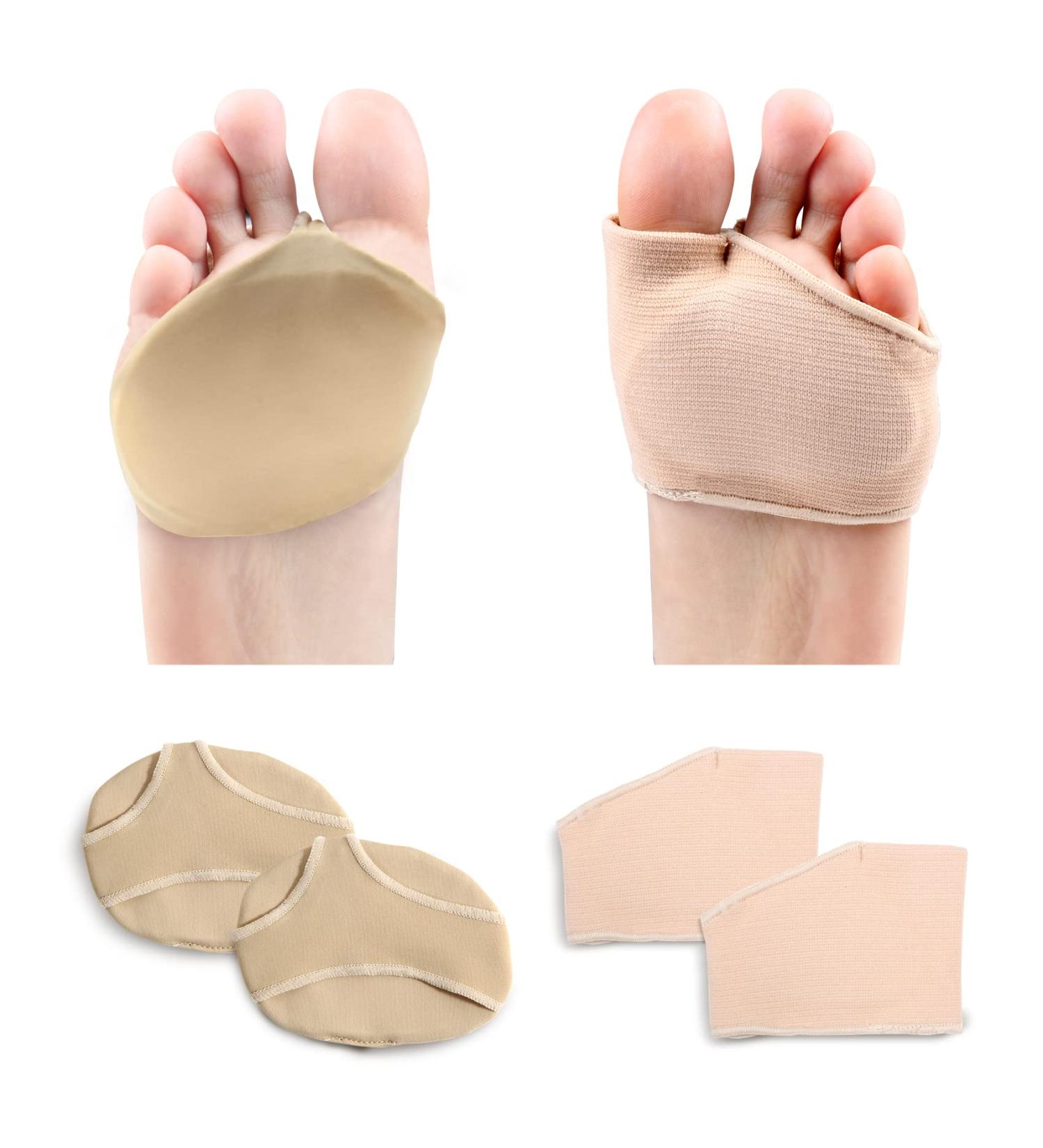 Metatarsal Pads Forefoot Sleeve with Soft Gel | Women Men | Metatarsalgia, Neuroma, Calluses Relief | L(W 8-10 M 9-11) - Buy Online on GoSupps.com