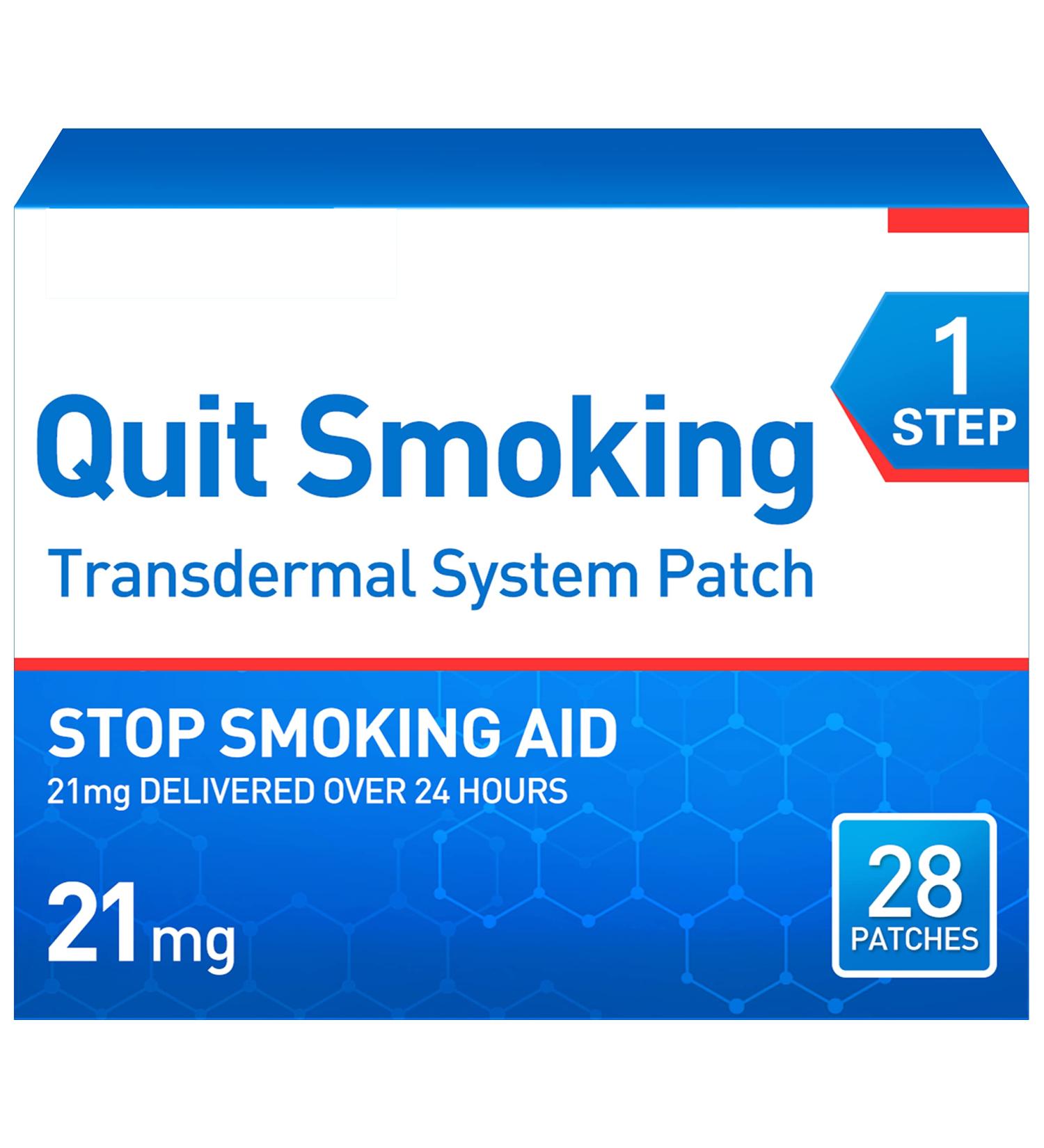 Quit Smoking Patches Step 1 - 21 mg 28 Patches | Effective Anti-Smoking Aid - Buy Online on GoSupps.com