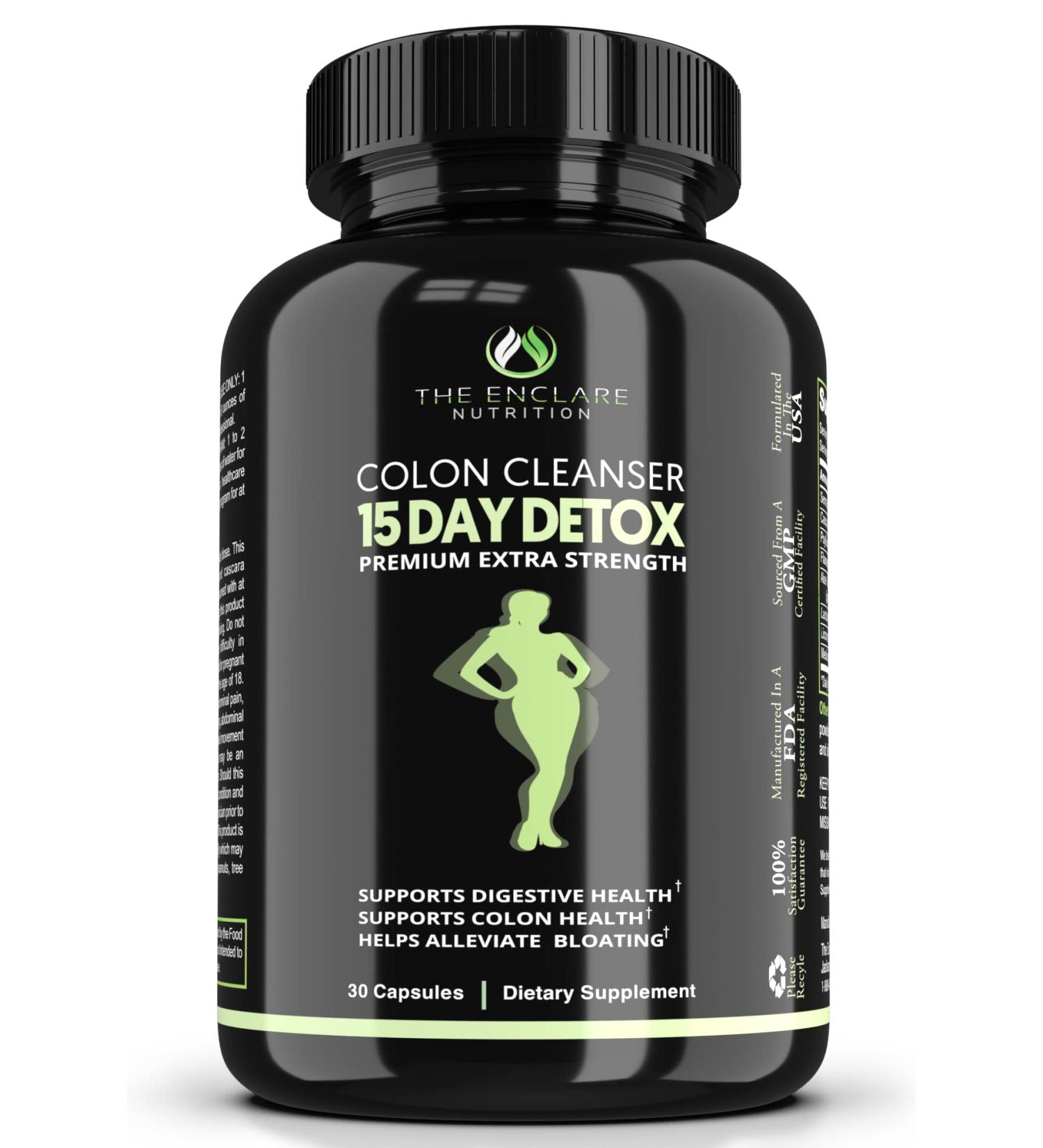 Colon Cleanse Detox: 15-Day Fast-Acting Cleanse Diet Pills with Probiotic, Fiber & Natural Laxatives for Constipation Relief & Gut Health - Boosts Energy & Focus - Buy Online on GoSupps.com