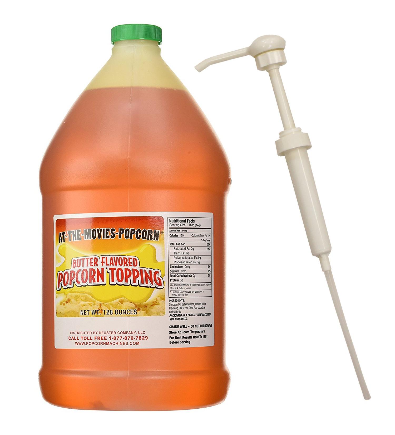 Buttery Flavor Popcorn Topping - Gallon with Pump | Perfect for Movie Nights! - Buy Online on GoSupps.com