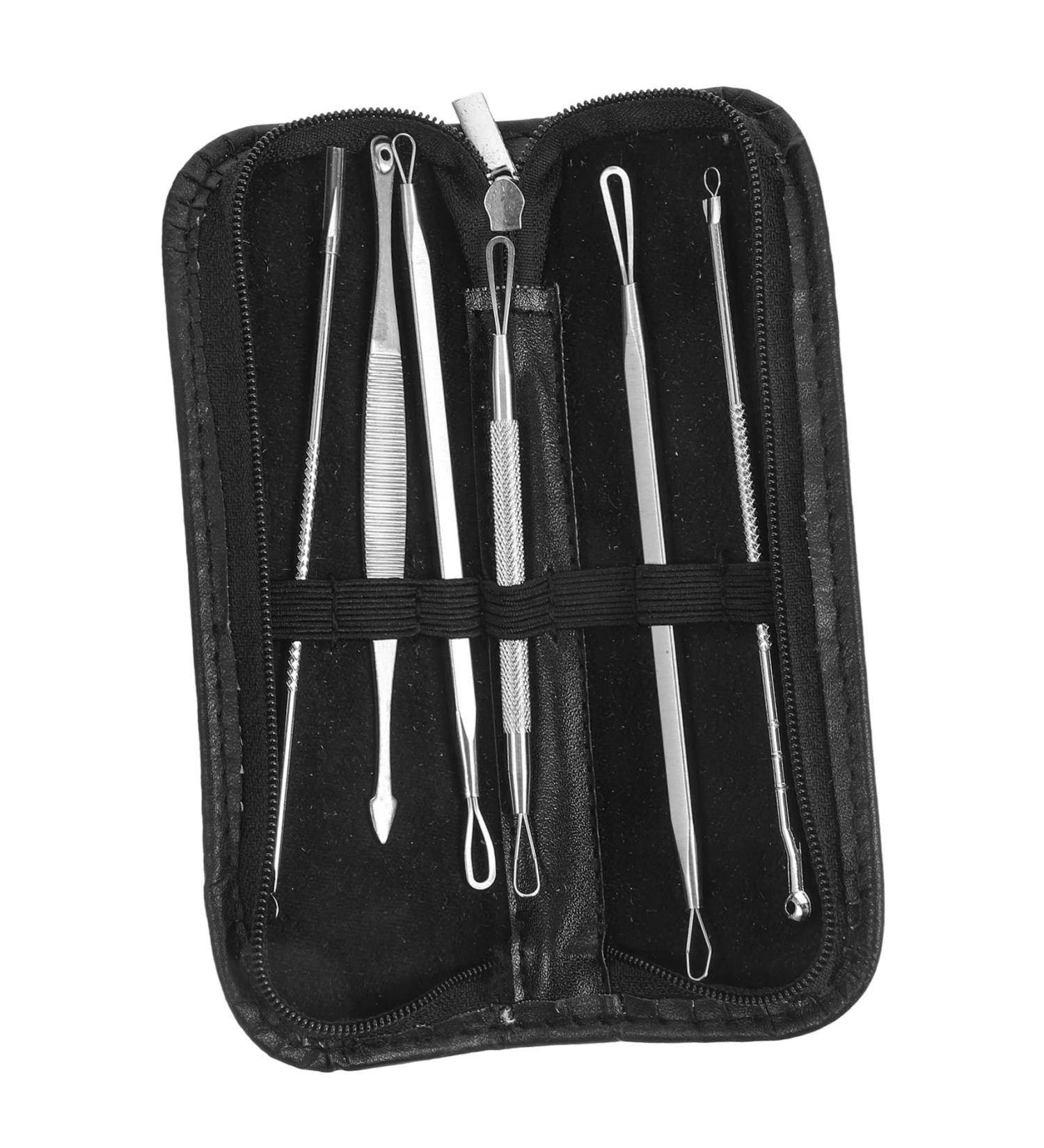 Baluue 1 Set Blackhead Removal Tool Nose Face Tools Removal Extractor Blackhead Tool Stainless Steel Silver - Buy Online on GoSupps.com