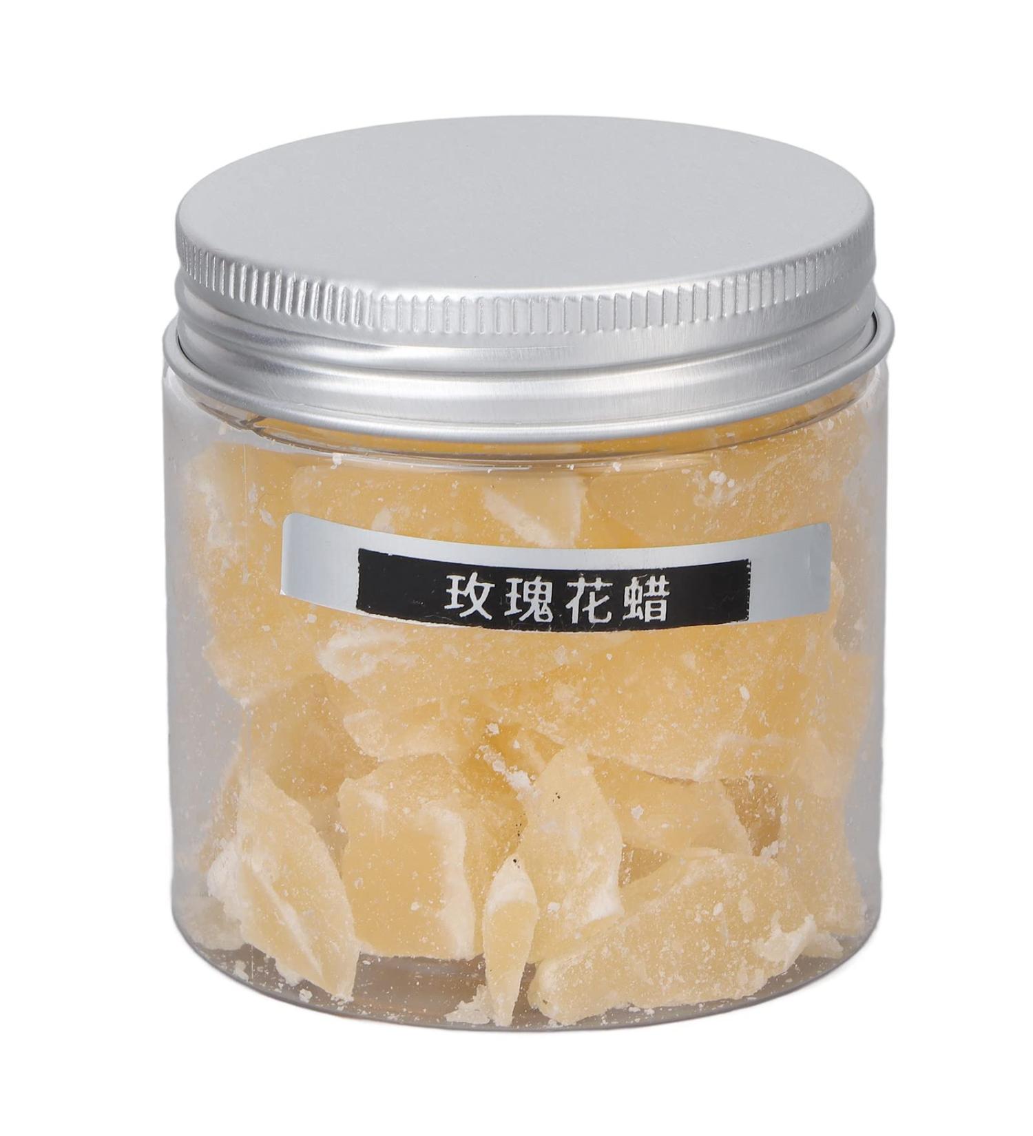 Natural Rose Wax for Lip Balm & DIY Skincare | Essential Rose Leaves & Lipstick Wax - Buy Online on GoSupps.com
