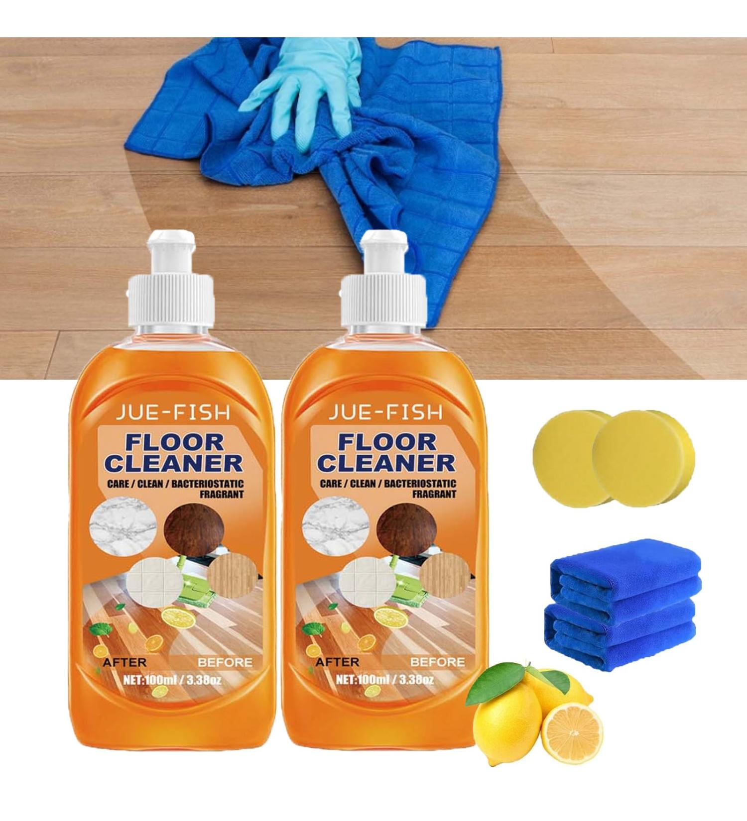 Floor Cleaner Jue Fish Powerful Floor Cleaner Powerful Decontamination Floor Cleaner Powerful Floor Cleaner 100ml Multi-Purpose Floor Cleaner Liquid for Cleaning Hardwood Tile and Floor (2PCS) - Buy Online on GoSupps.com