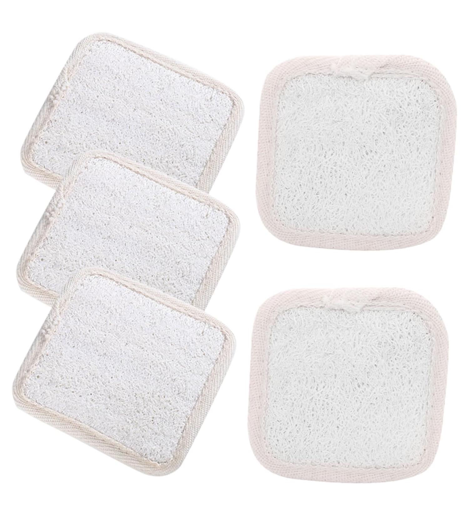 Buy Hemoton 5pc Mini Loofah Exfoliating Pads - Perfect for Shower & Face Scrub | International Shipping Available - Buy Online on GoSupps.com
