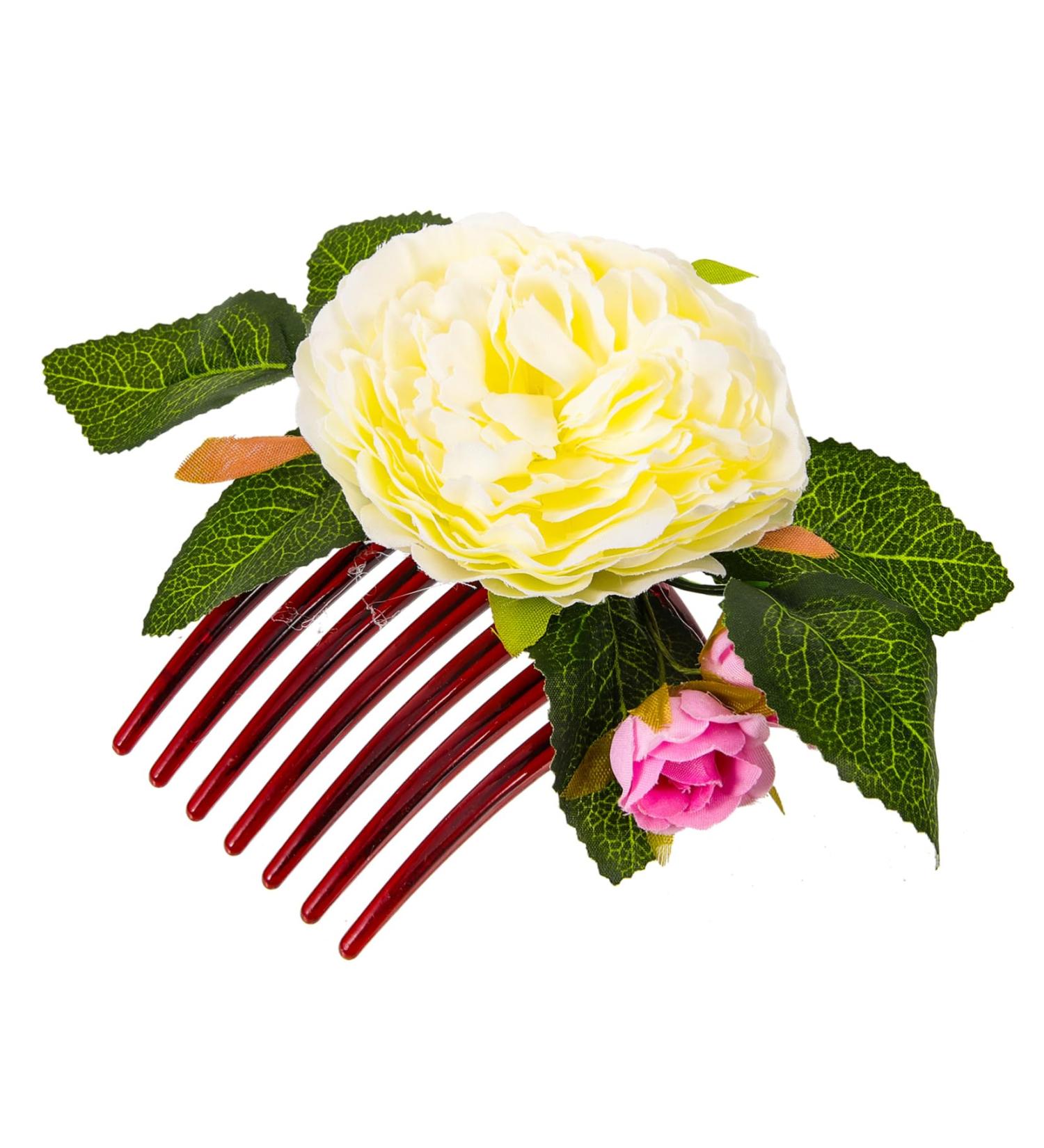 Angoily Flower Hair Accessories Slideshow Bridesmaid The Flowers Plastic Flower Headpiece - Buy Online on GoSupps.com