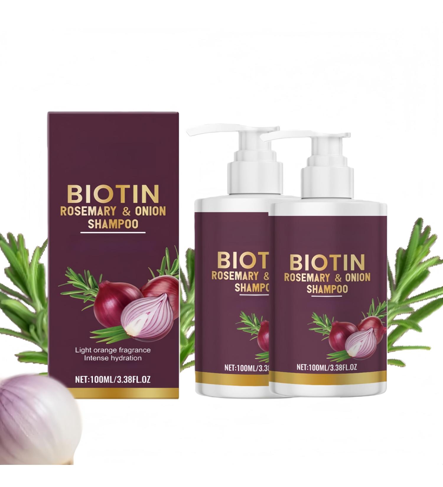  BRVLY Shampoo with biotin onion and rosemary Volumizing shampoo for thinning and oily hair Travel and volumizing shampoos for curly hair (2) - Buy Online on GoSupps.com