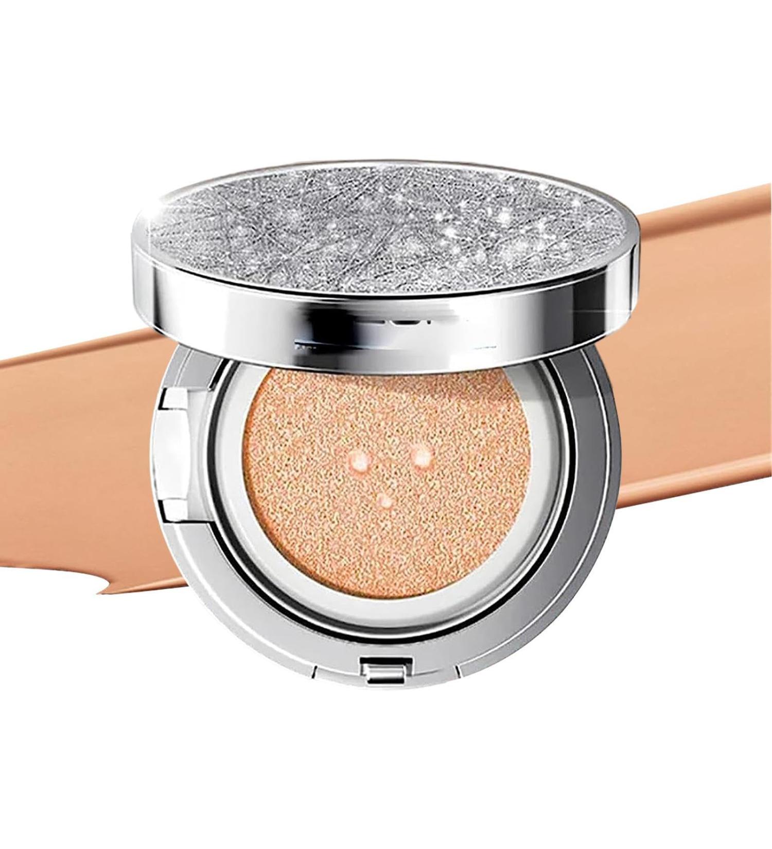 BB Cream Air Cushion | BB Moisturizing Makeup Cream - Foundation Moisturizing Cushion Foundation Moisturizing Cushion with Puff - Buildable Cover Air Cushion Teksome - Buy Online on GoSupps.com