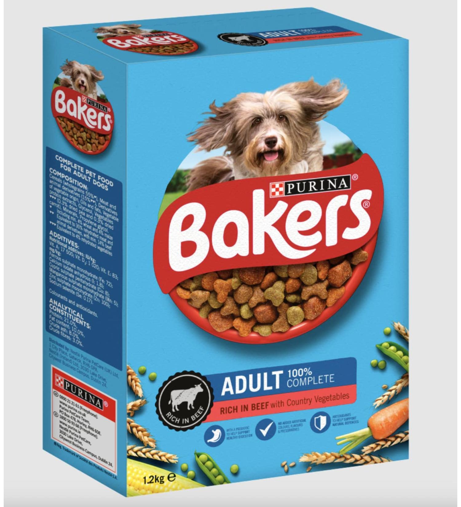 Bakers Beef and Vegetable Dog Food 1.2 kg