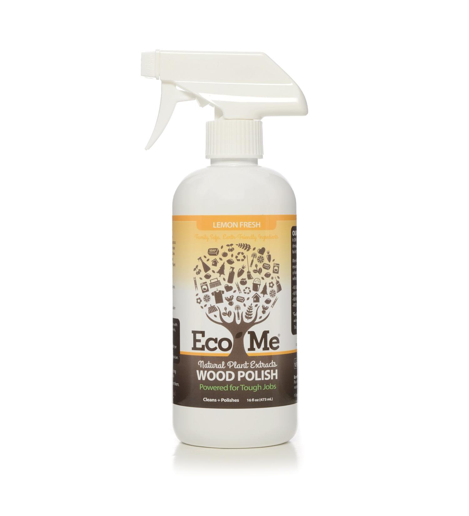Eco-me Natural Multi-Purpose Cleaner & Polish - Healthy Lemon Fresh Scent for Wood - 16 Fl. Oz | Eco-Friendly & International Shipping - Buy Online on GoSupps.com