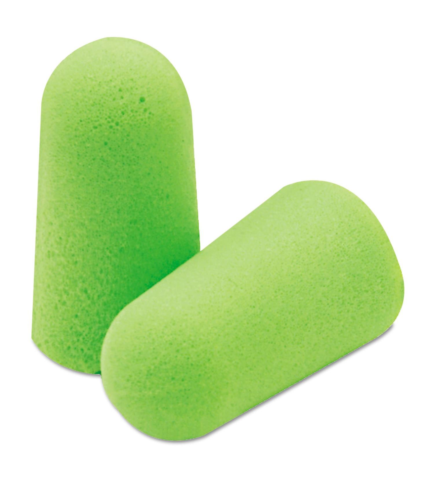 Moldex 6800 Pura-Fit Single-Use Earplugs Cordless 33NRR Bright Green 200 Pairs