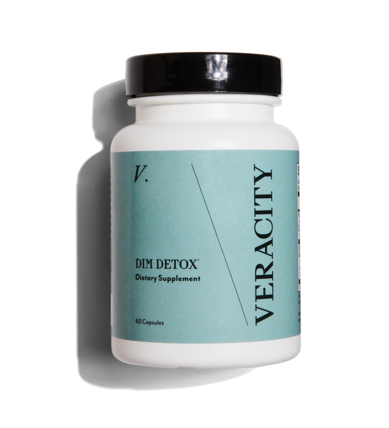 Veracity DIM Detox Supplement - Estrogen & Progesterone Support for Women | Hormone Balance Clear Skin Immune Health - Gluten Free 60 Caps - Buy Online on GoSupps.com