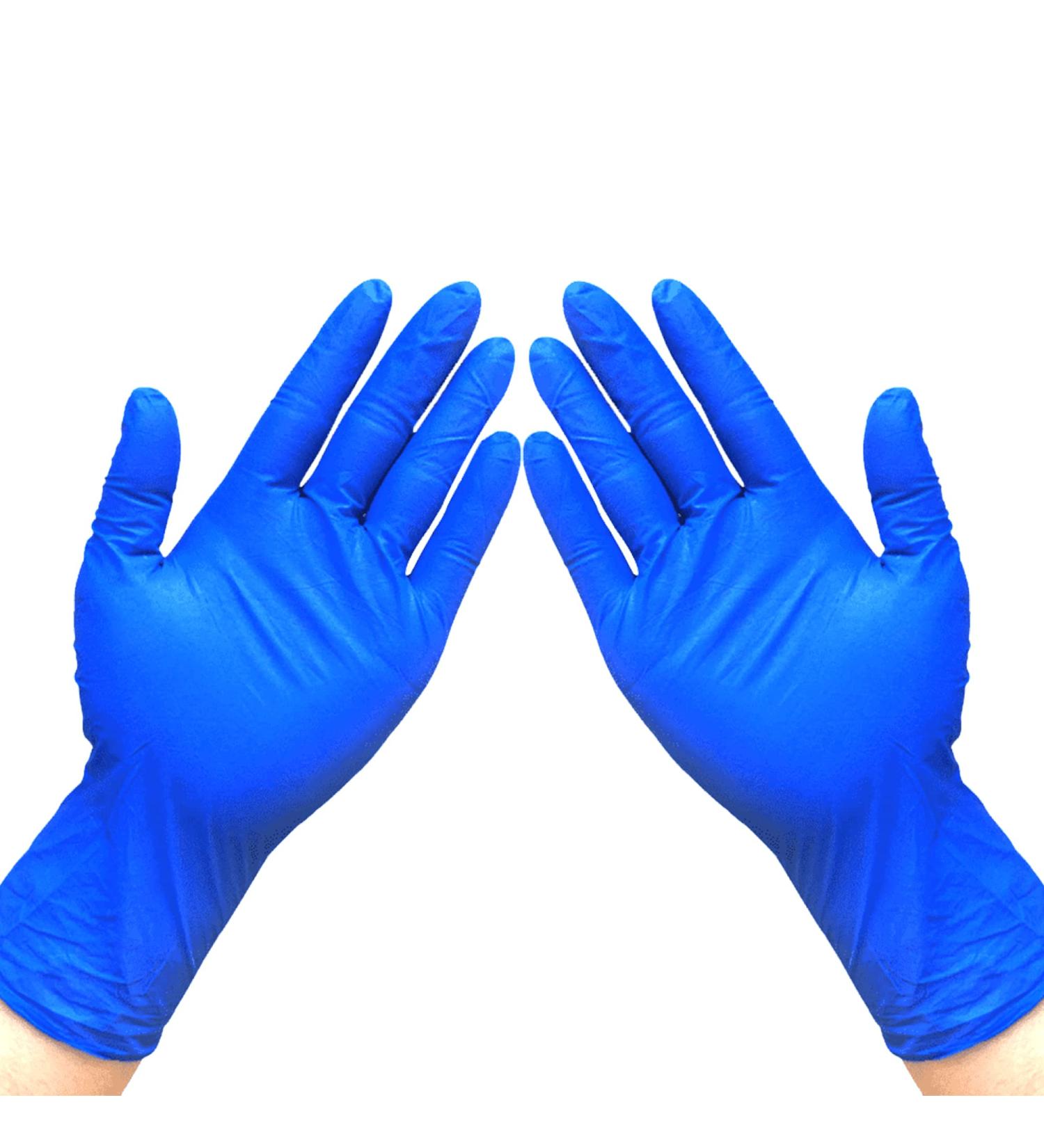 Nitrile Gloves Latex Free Powder free 100 Pcs Per Box (Medium Blue) - Buy Online on GoSupps.com