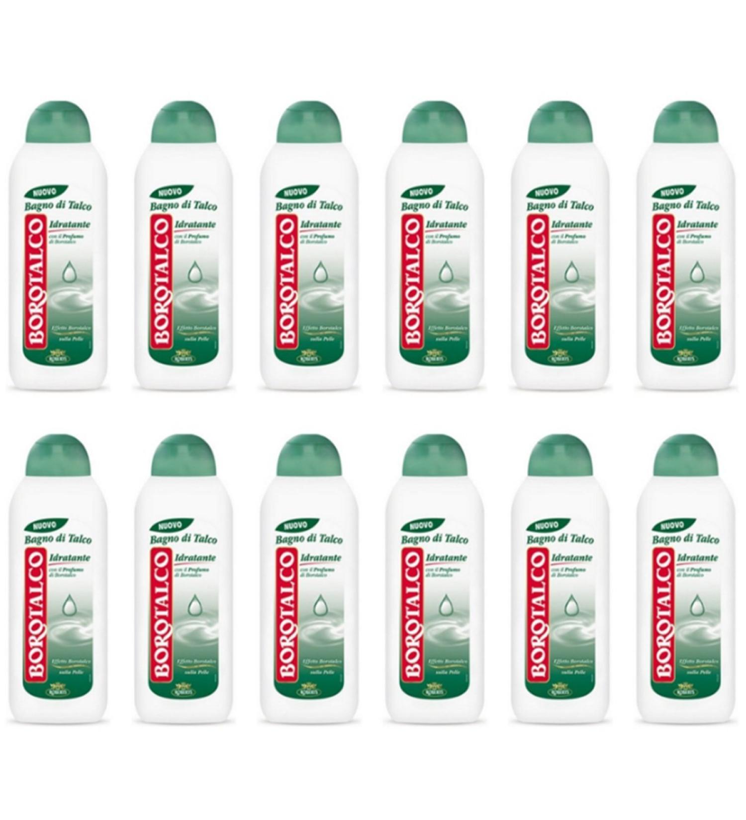 Borotalco Borotalco Pack of 12 Moisturizing Shower Gels Shower Bath Foam