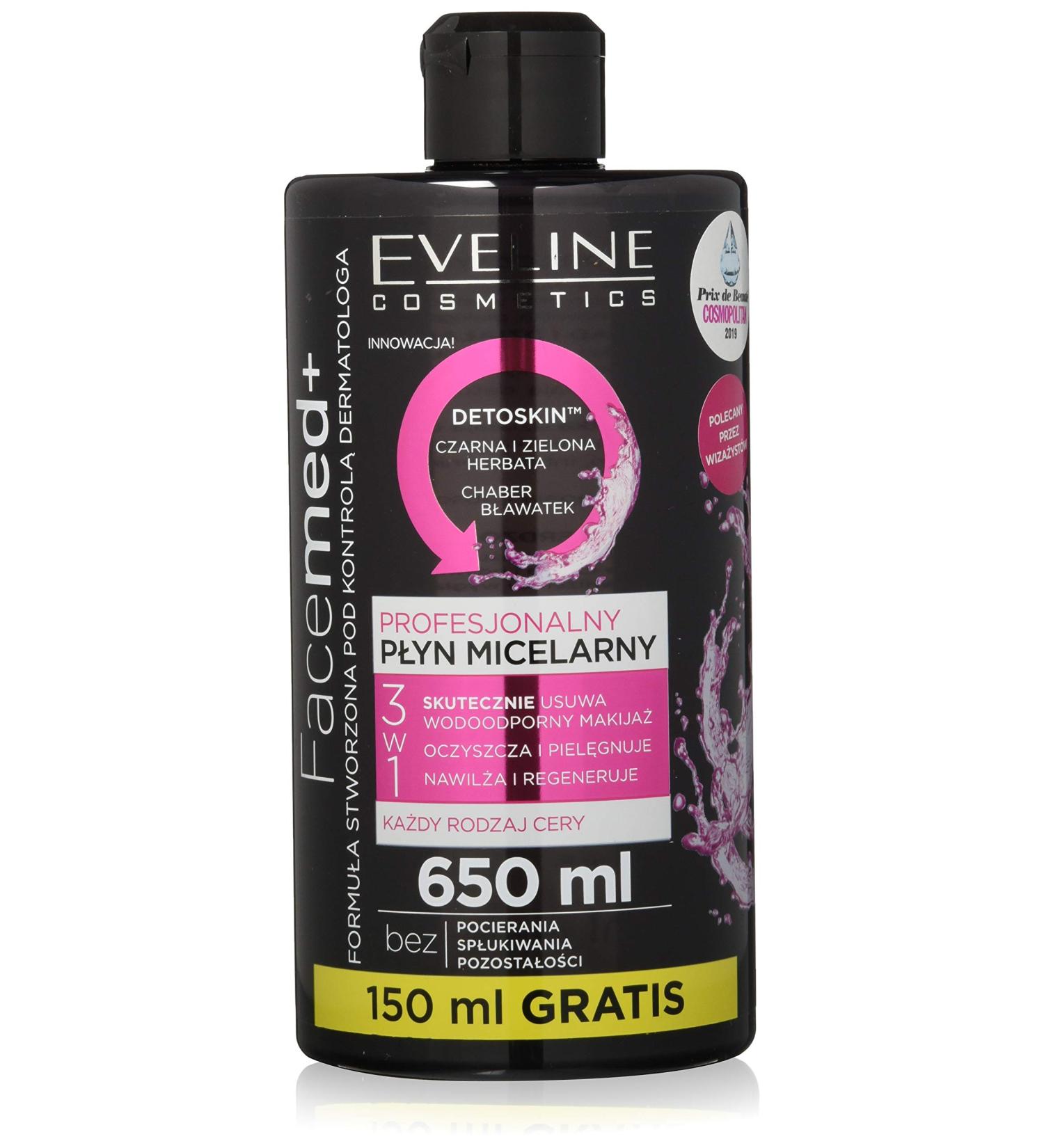 Eveline Cosmetics Facemed Professional Micellar Liquid 650 ml - Best International Shipping | Buy Now - Buy Online on GoSupps.com