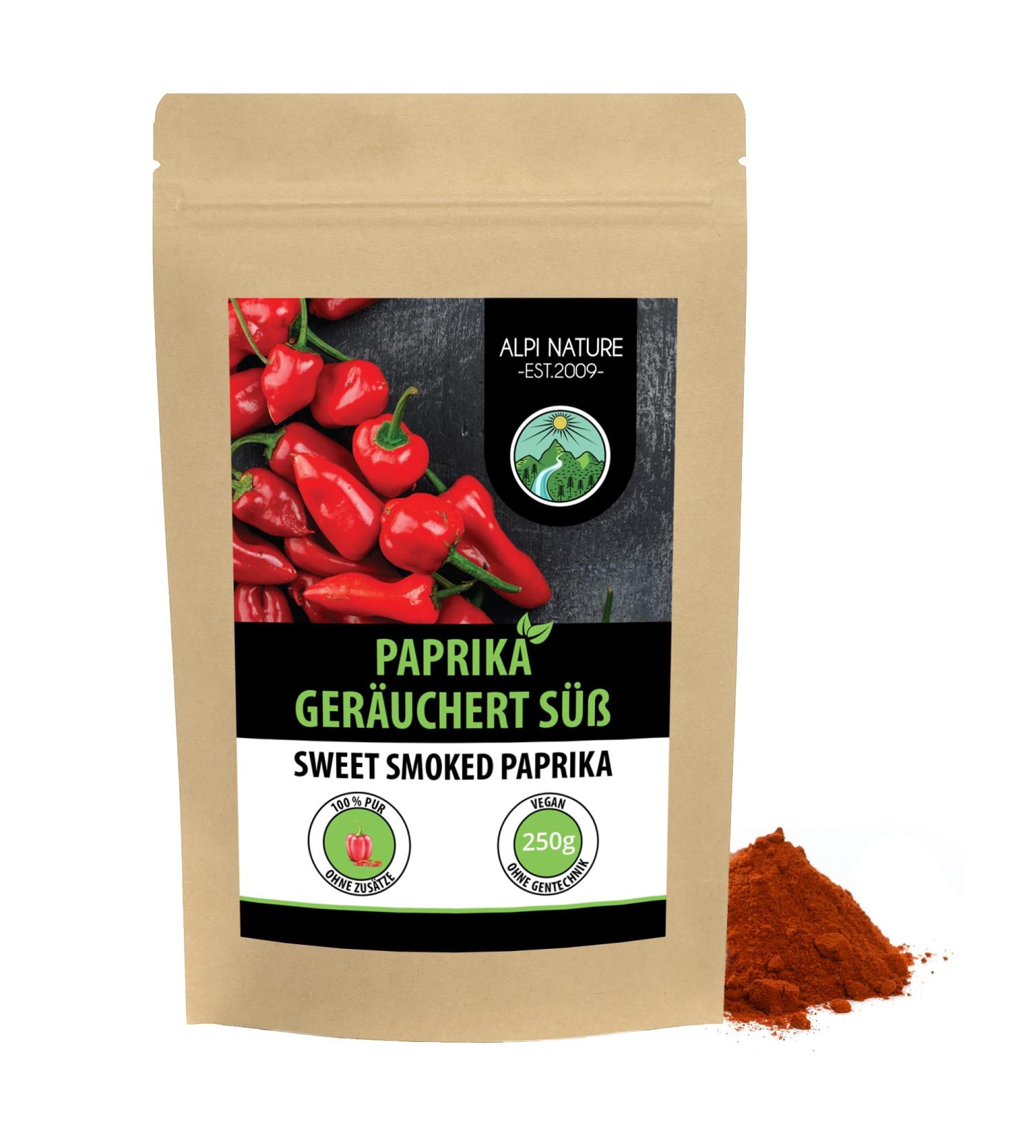 Buy Sweet Smoked Paprika 250g - Premium Ground Paprika in Resealable Packaging | International Shipping Available - Buy Online on GoSupps.com