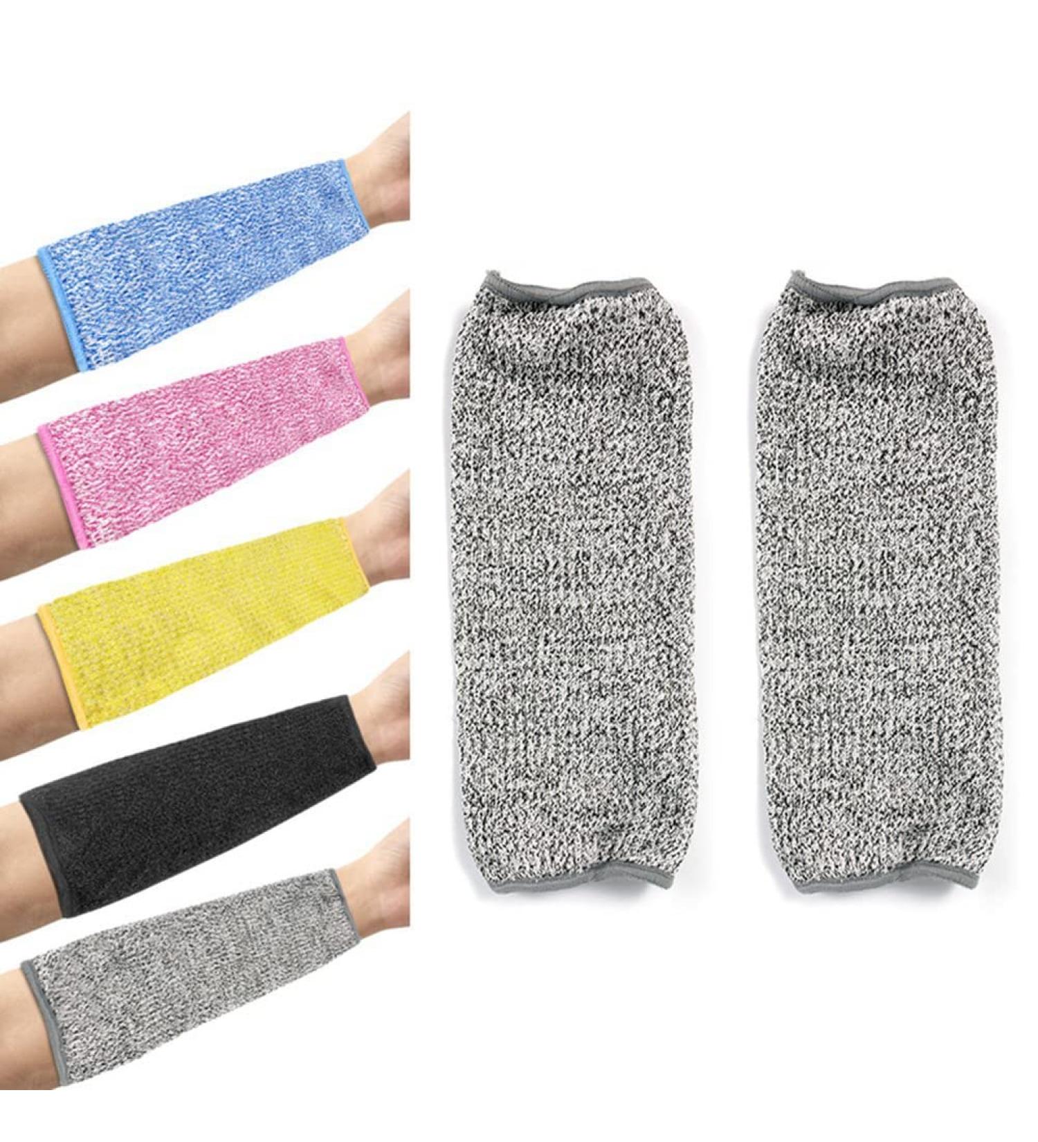 Laiaouay 5 Pair Cut and Burn Resistant Sleeves Arm Sleeves Forearm Protectors for Thin Skin and Bruising 21CM - Buy Online on GoSupps.com